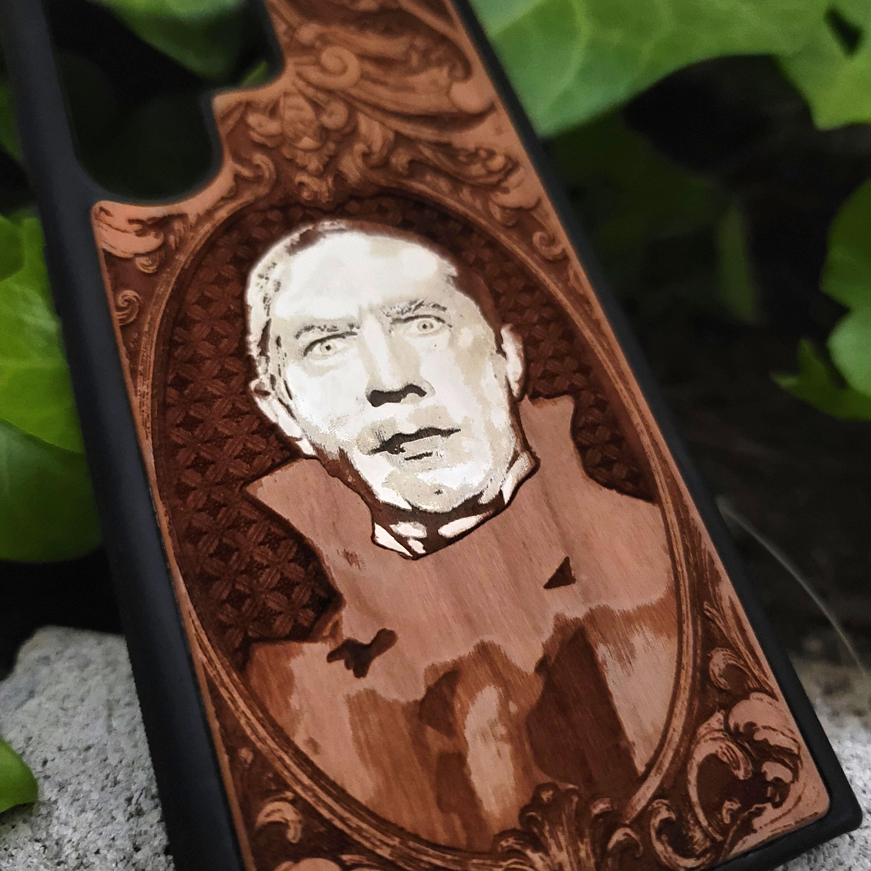 Count Dracula - Wood Phone Case - Hand Painted