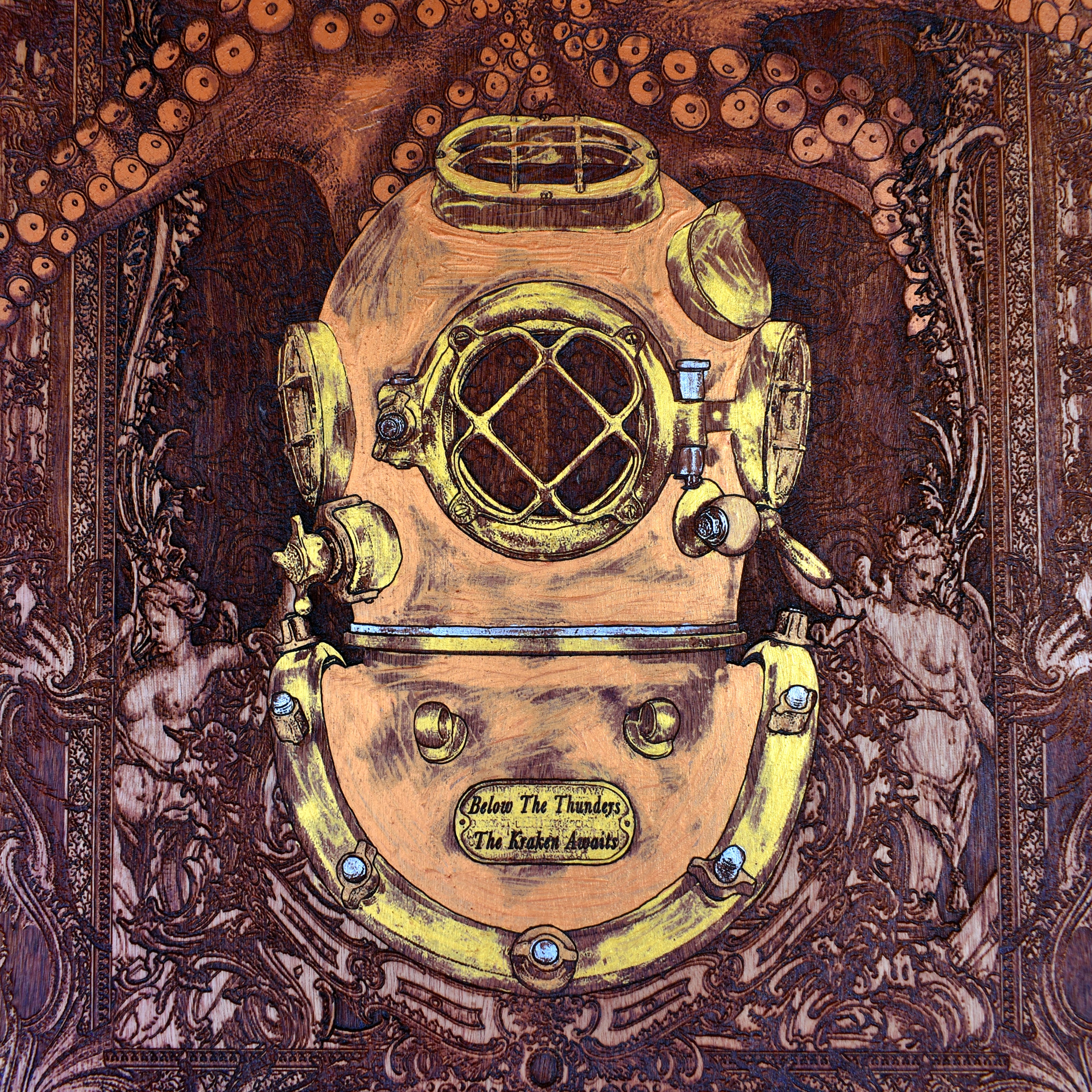 In The Depths - Cedar Wood - Large