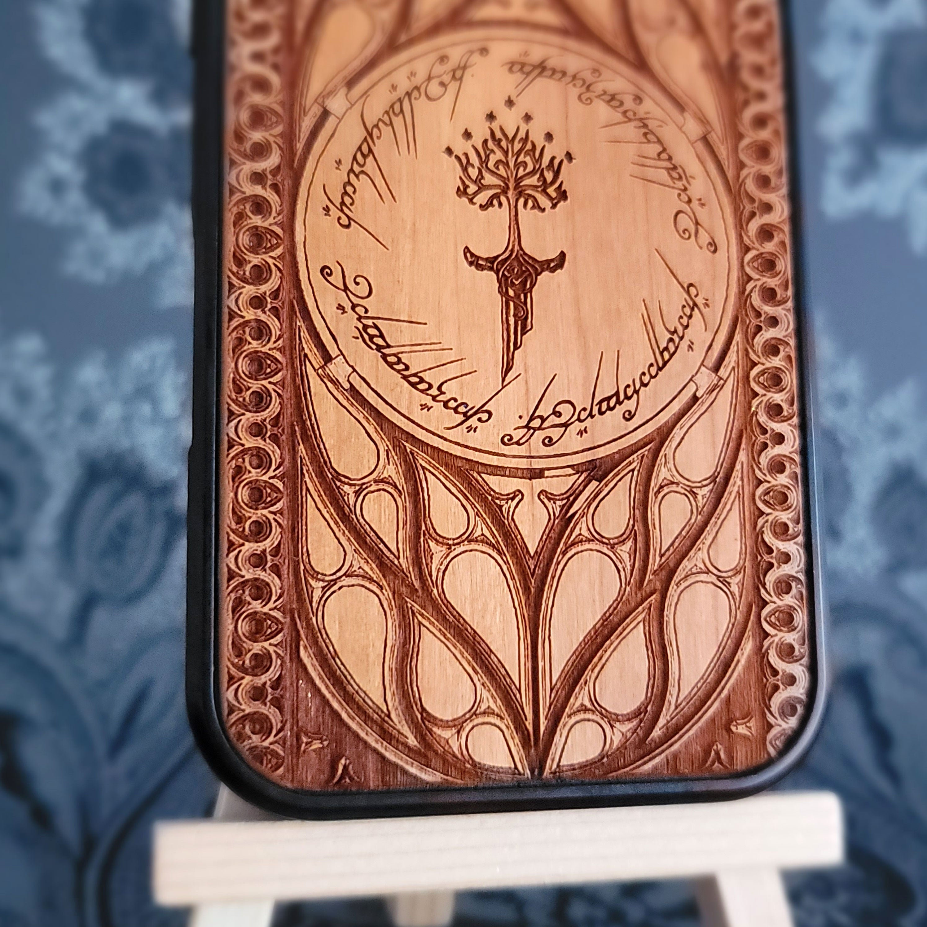 Holz-Telefonhülle - Benutzerdefiniertes Symbol XIII