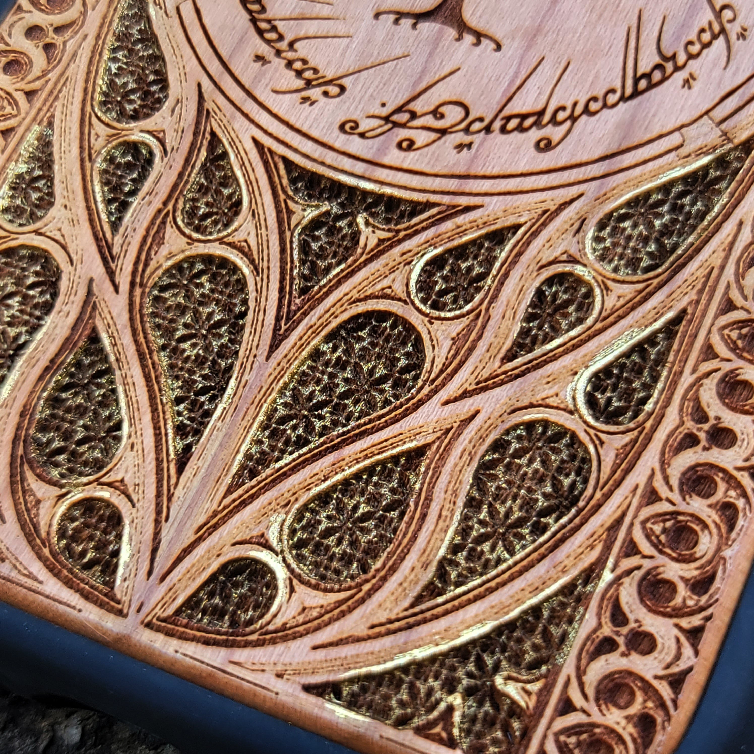 Lord of the Rings wood phone case featuring the White Tree of Gondor surrounded by Elvish script and intricate, detailed patterns. Laser-engraved with precision and a natural wood finish, this durable case is compatible with iPhone , 15, 14, 13, 12, 11, Pro Max, Mini, and Samsung Galaxy S, S24, S23, S22, S21, S20 Ultra, Plus, Note 20. A stylish and protective accessory for Tolkien fans.