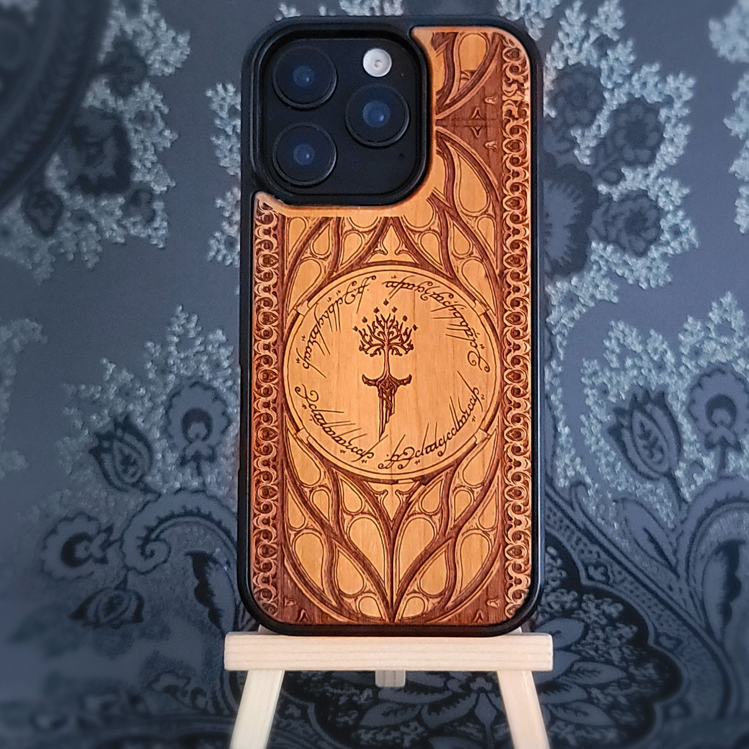 Holz-Telefonhülle - Benutzerdefiniertes Symbol XIII