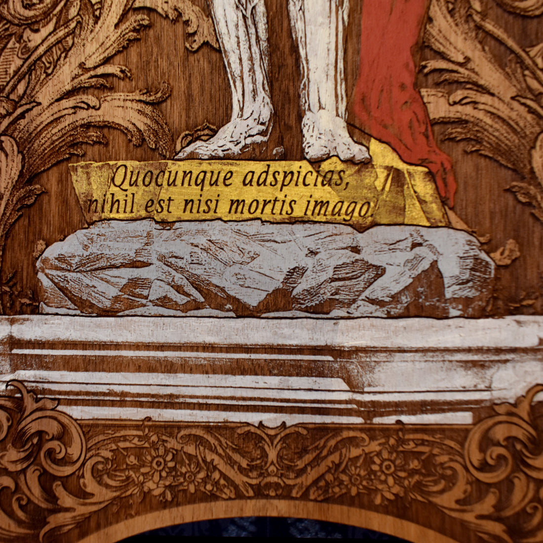 St Bartholomew Skinned Wood Violin
