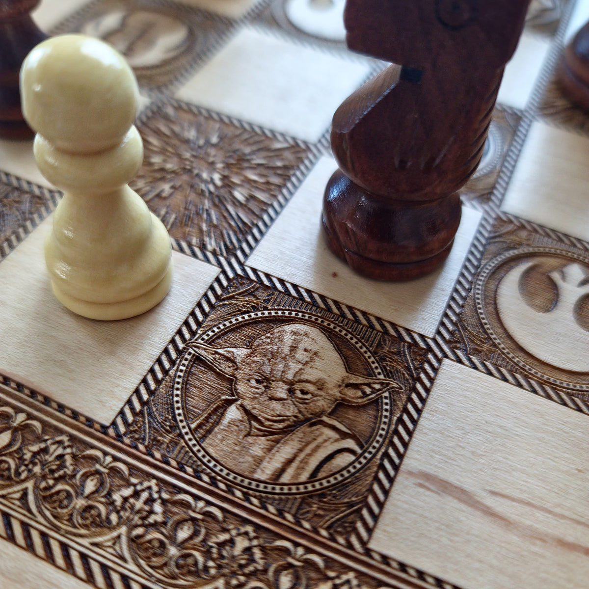 Star Wars Wooden Chess Set