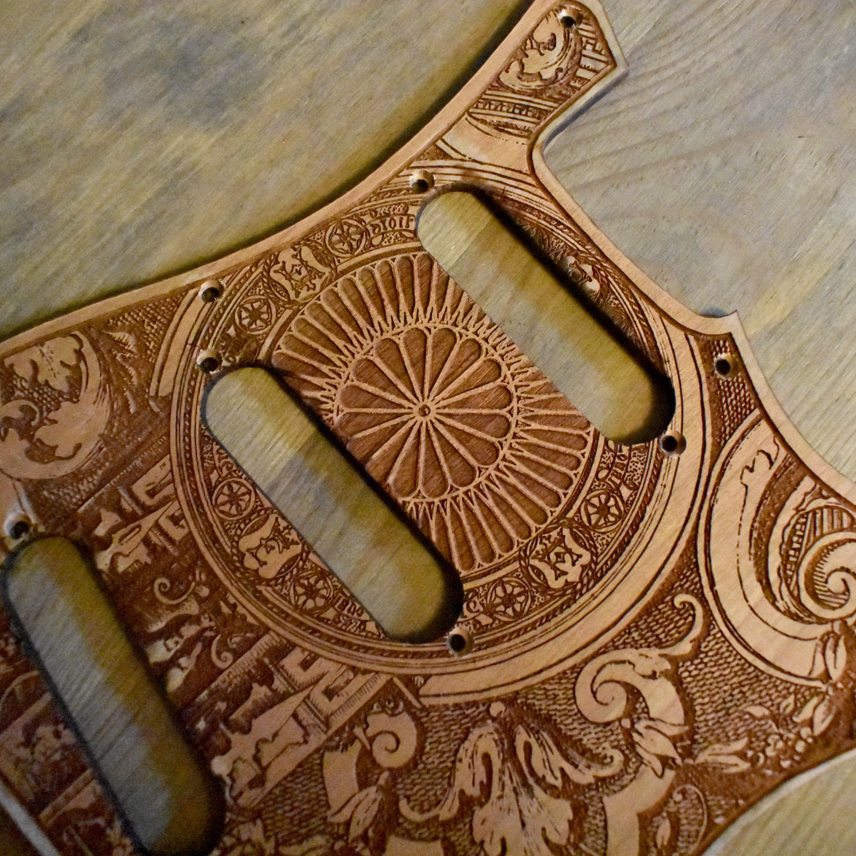 Golpeador de madera Stratocaster HSS y SSS - Guitarra gótica