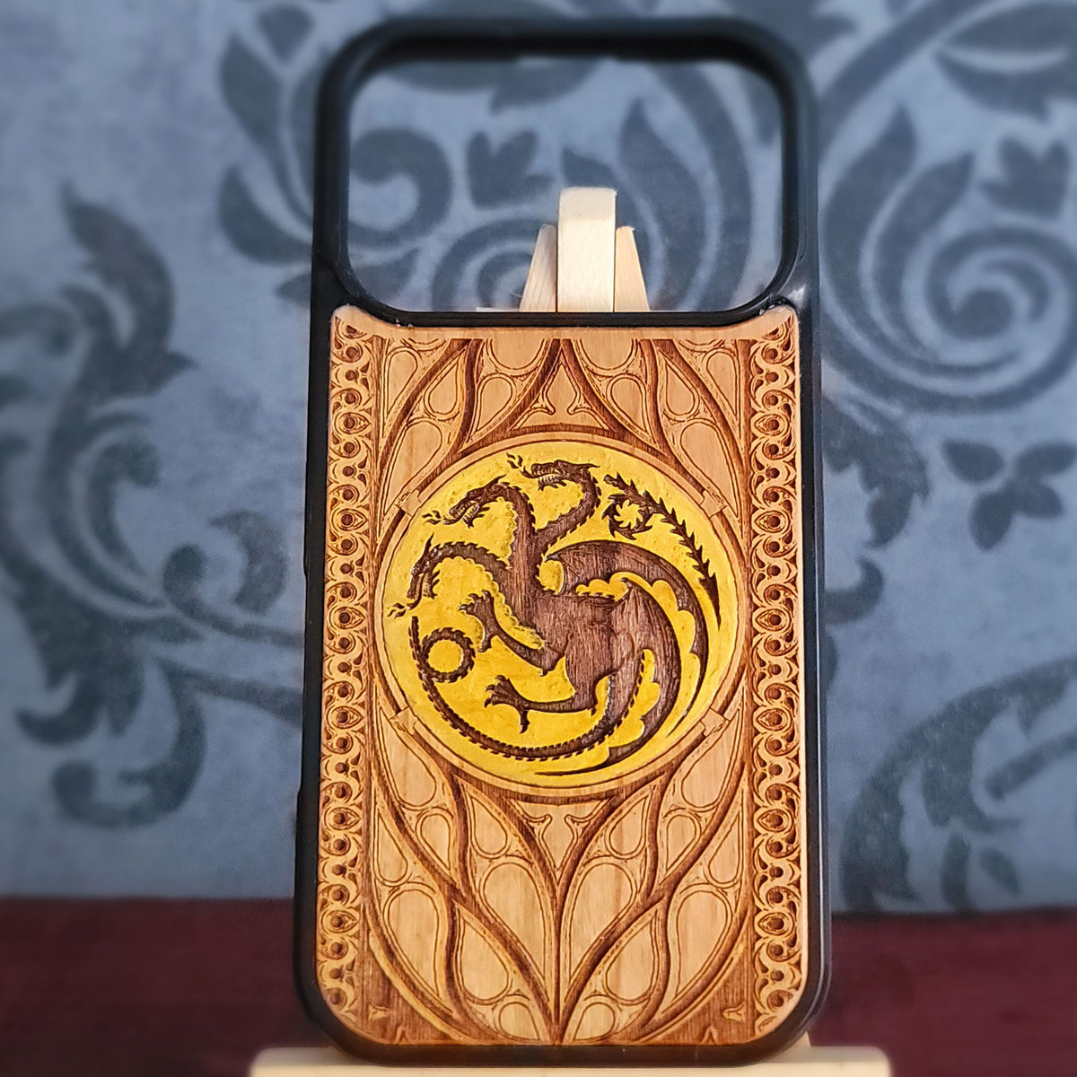GOT Dragon Wood Phone Case
