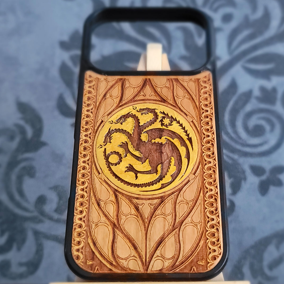 GOT Dragon Wood Phone Case