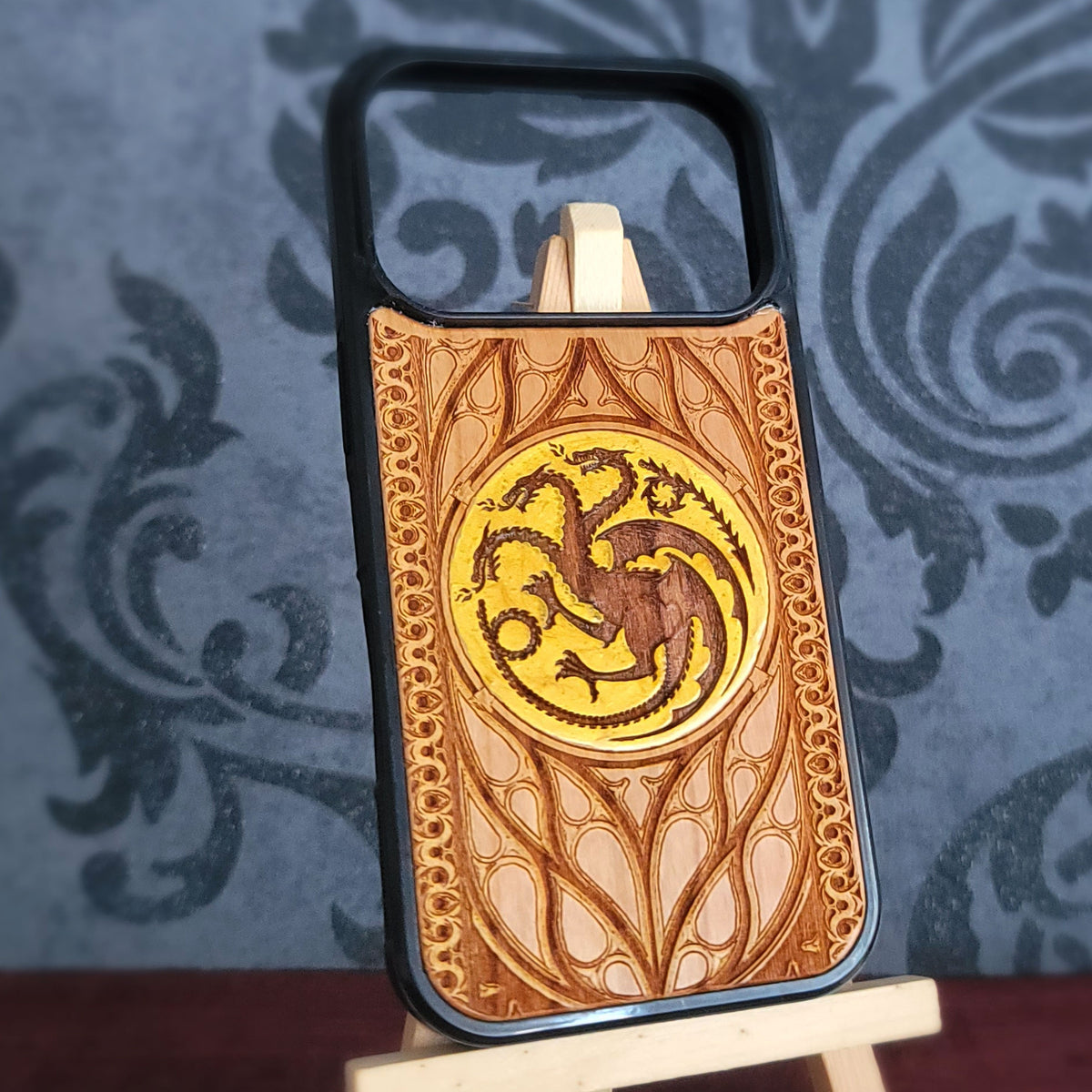 GOT Dragon Wood Phone Case