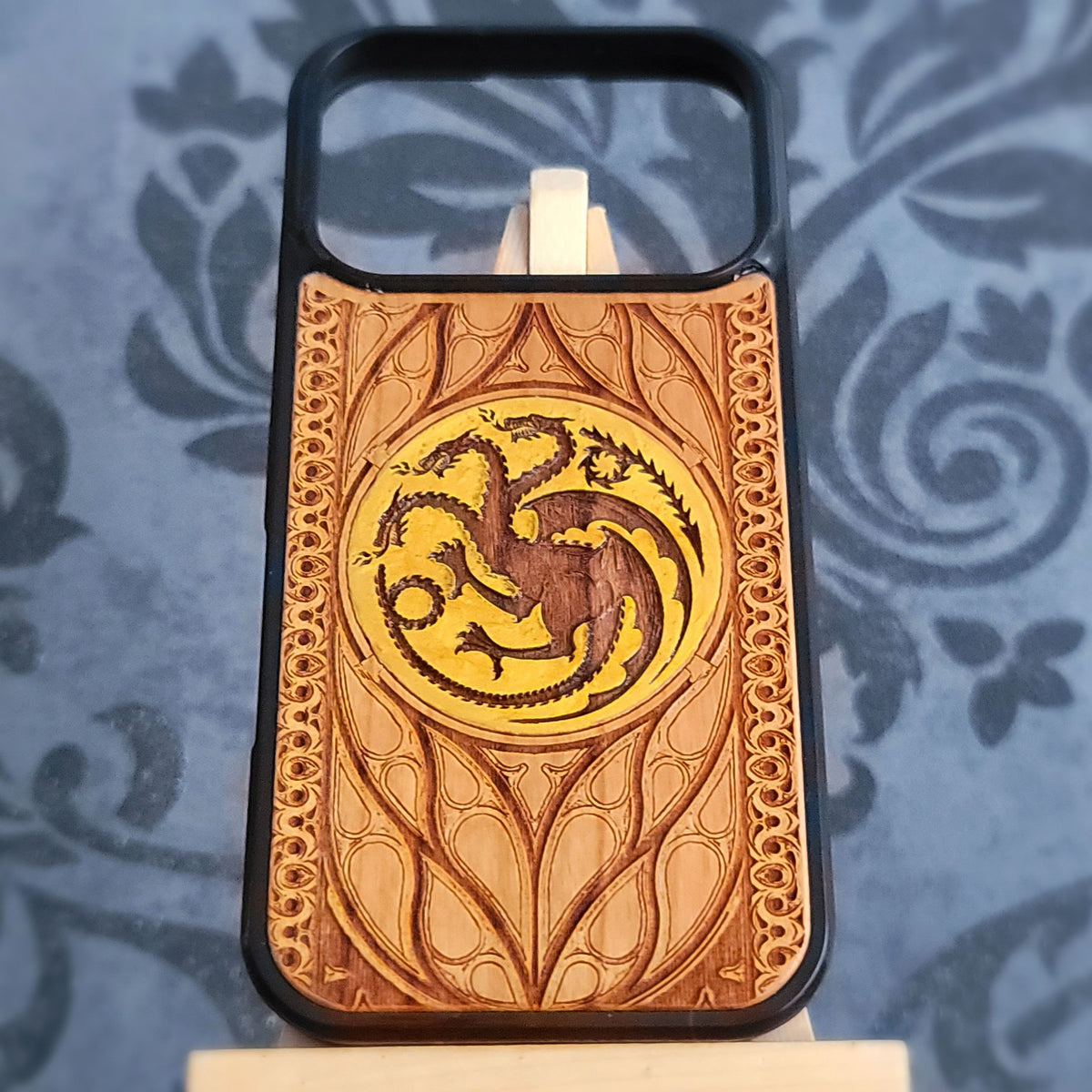 GOT Dragon Wood Phone Case