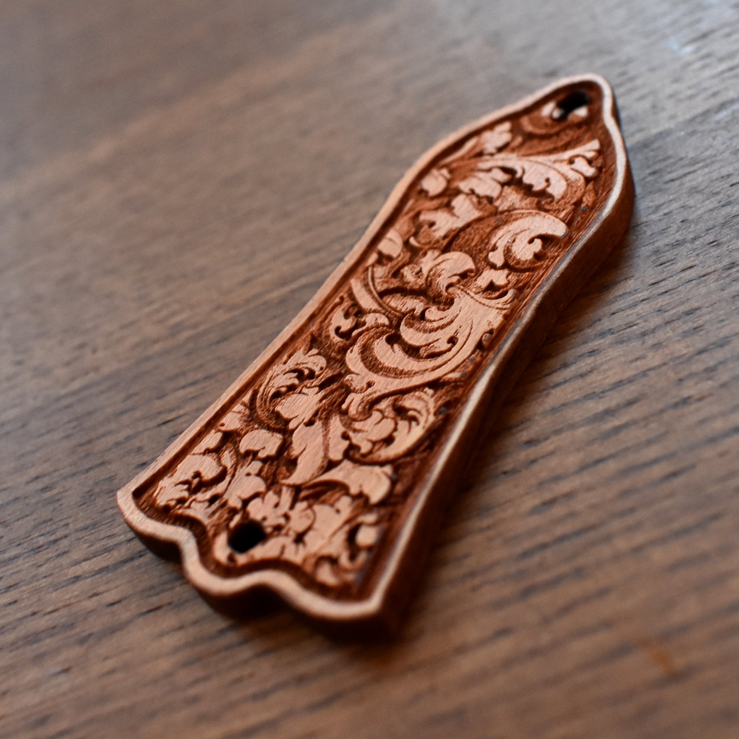 Truss Rod Cover for Gibson Les Paul Embellishment 2 – gothic art, engraved wood, dark fantasy, skeleton design, artisan crafted