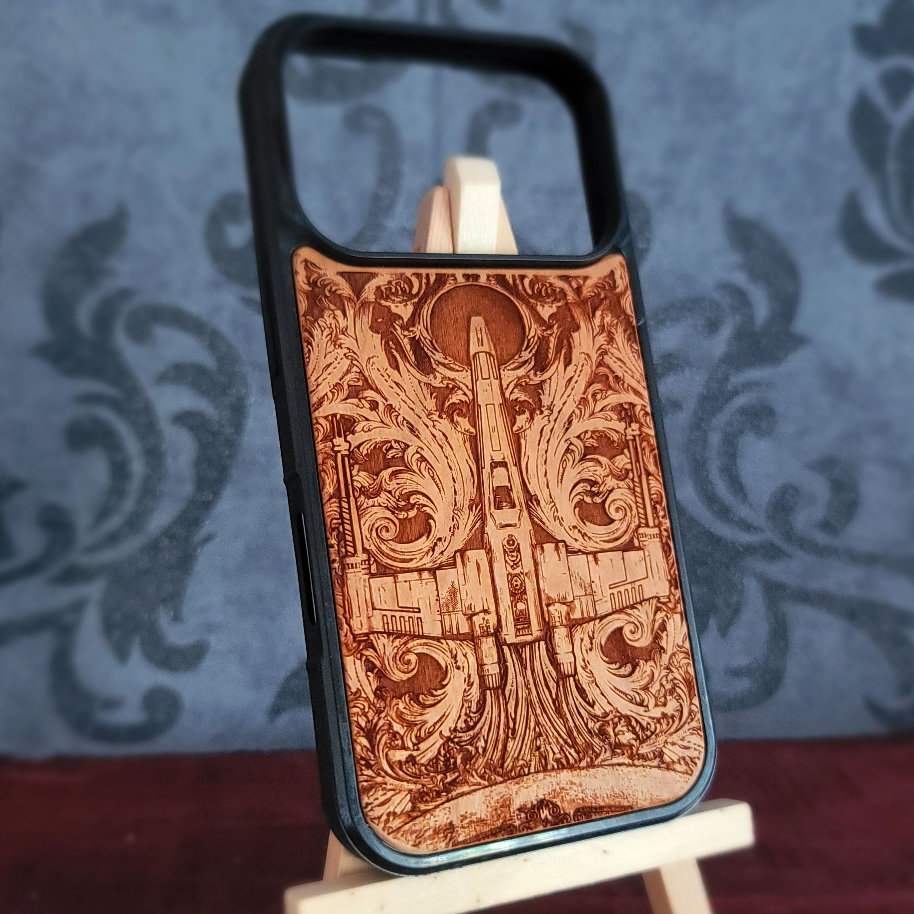 X-Wing Star Wars - Wood Phone Case