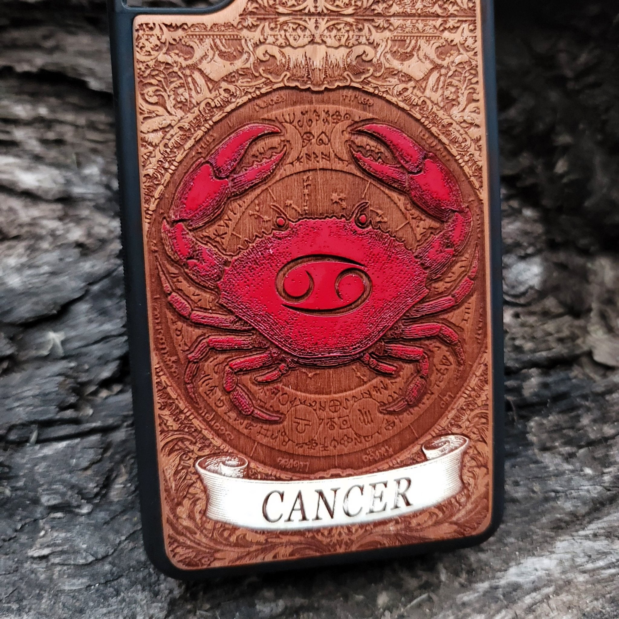 Cancer zodiac birthday gift phone case for astrology fans