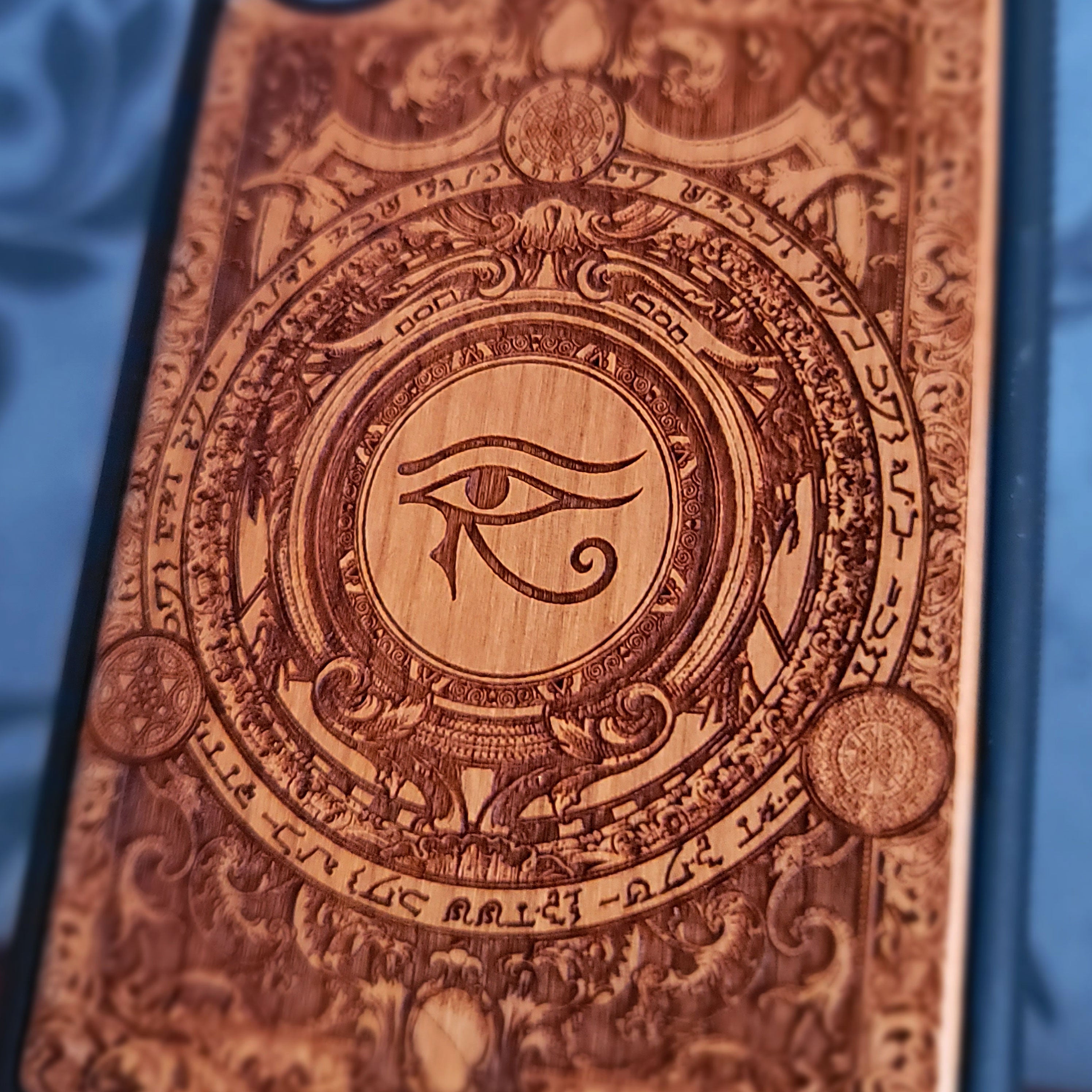 Eye of Horus - Wood Phone Case
