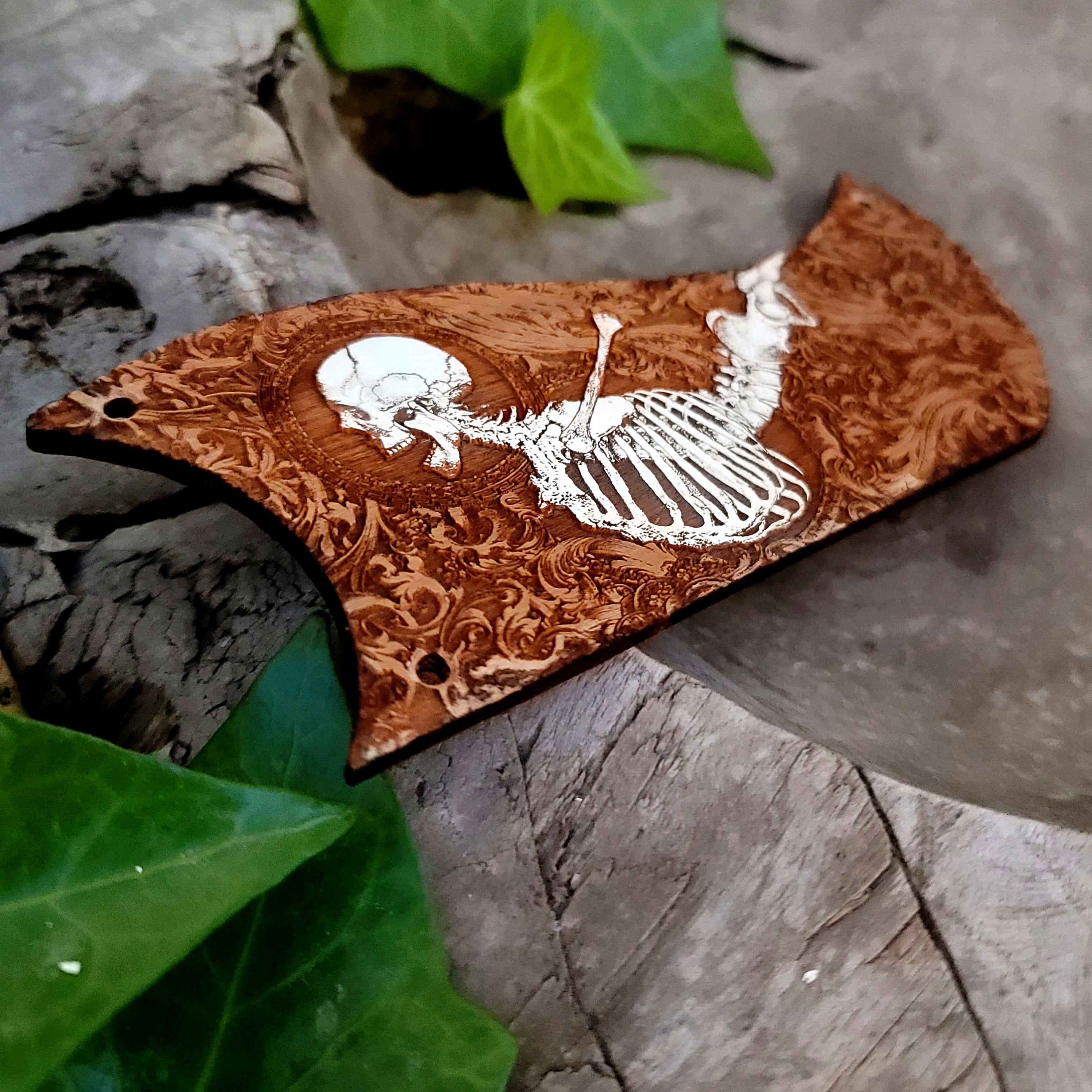 Golpeador Epiphone SG Special - Stumble Skeleton pintado a mano