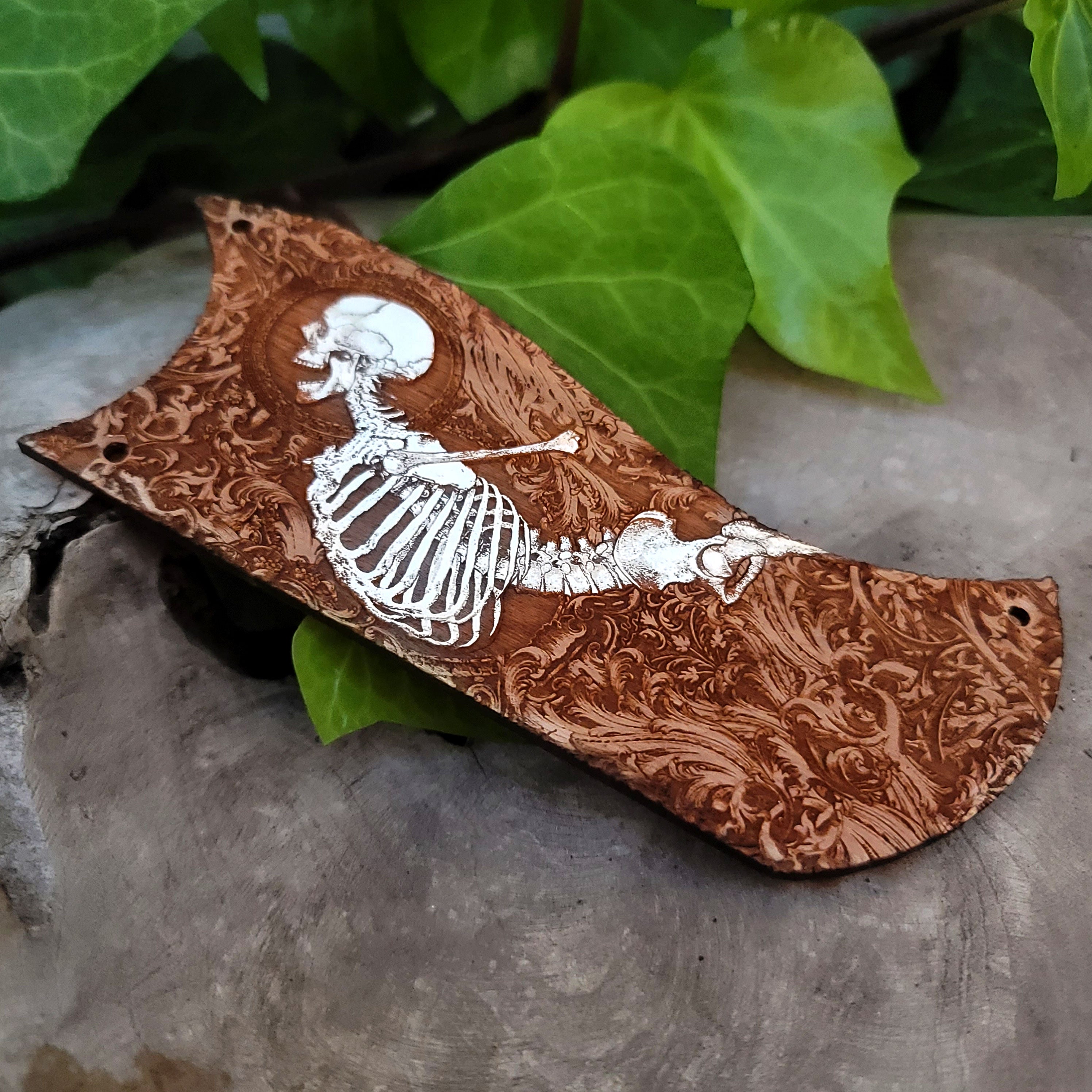 Golpeador Epiphone SG Special - Stumble Skeleton pintado a mano