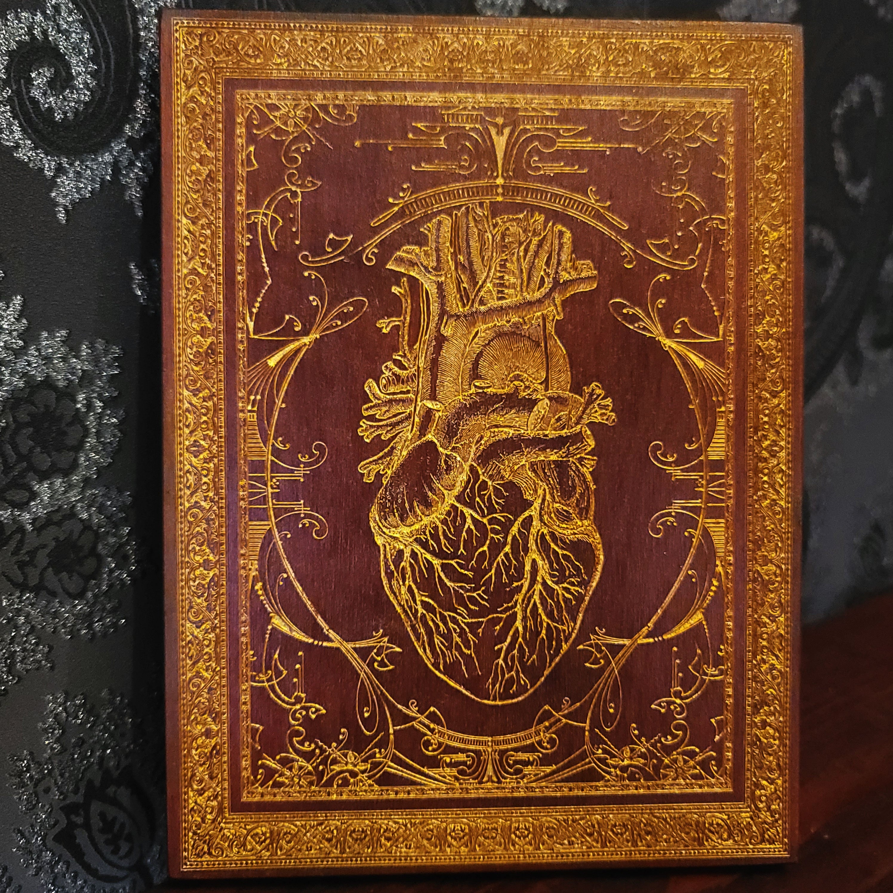 Red Walnut Heart - Mini