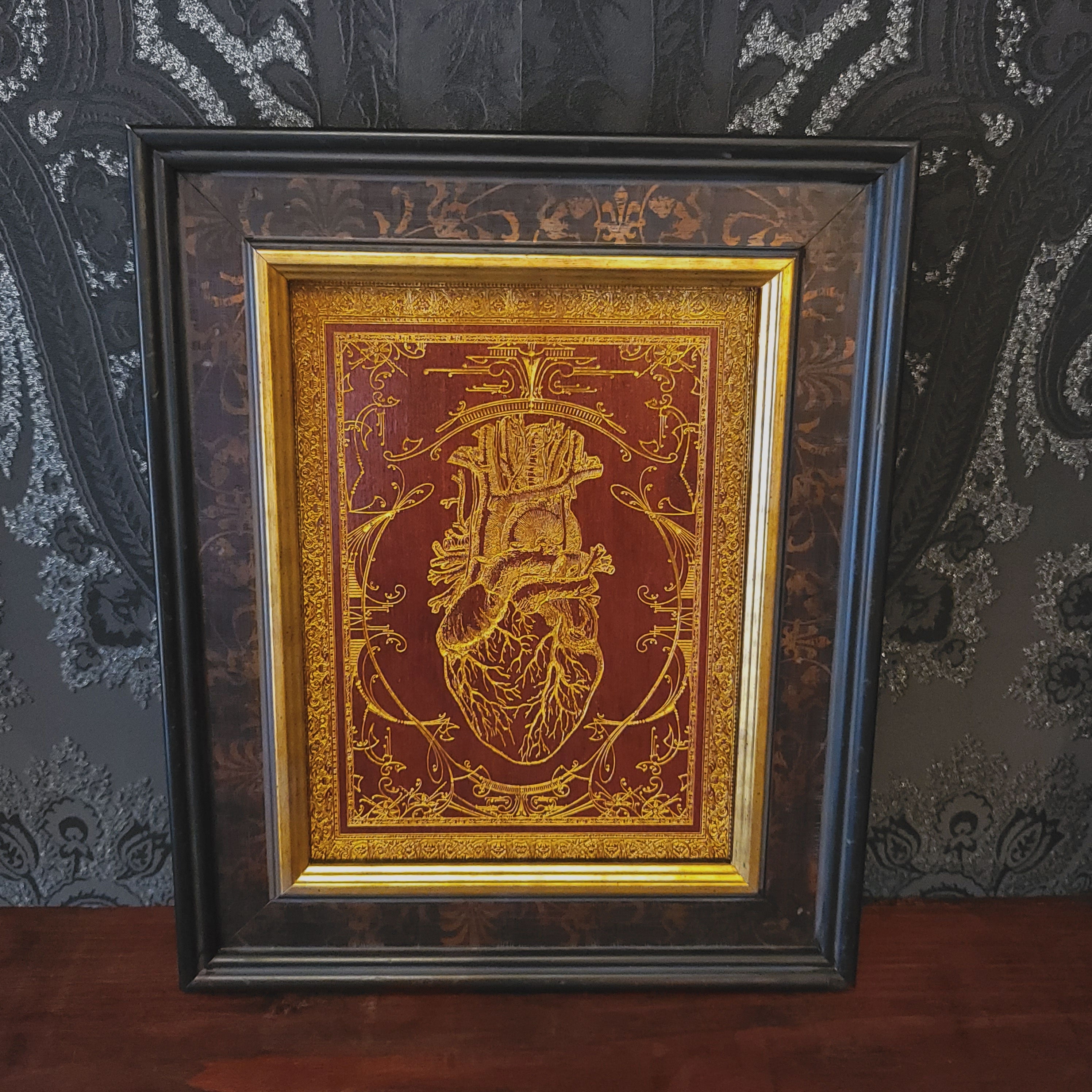 Red Walnut Heart - Mini