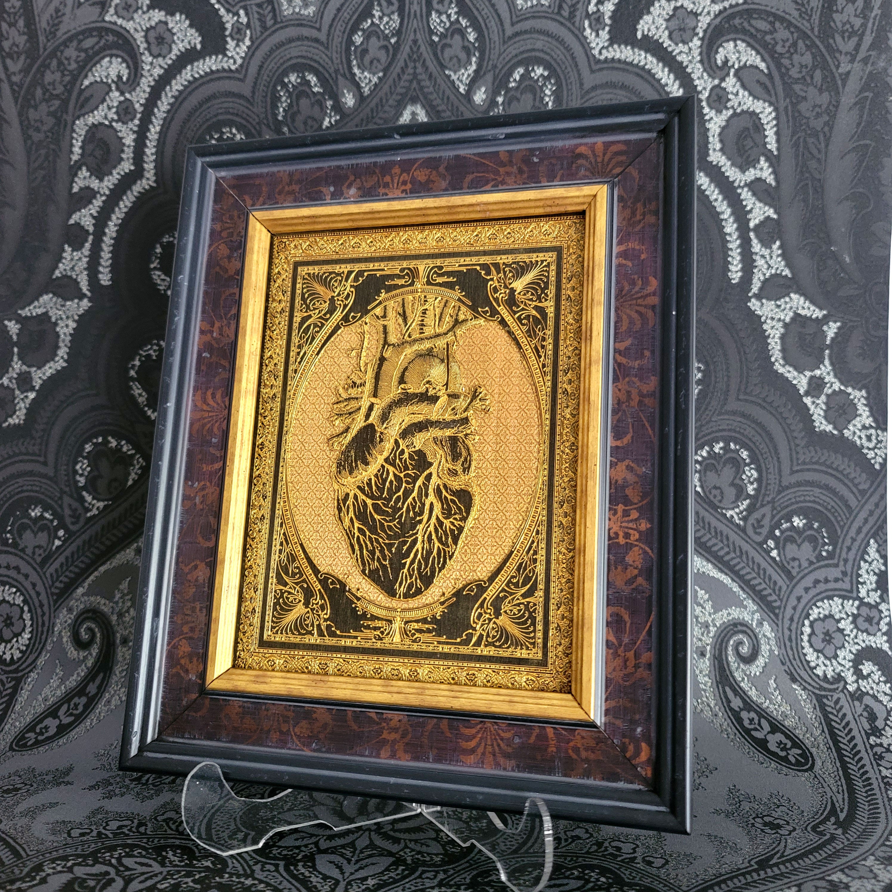 Black Heart Gothic Pattern - Mini