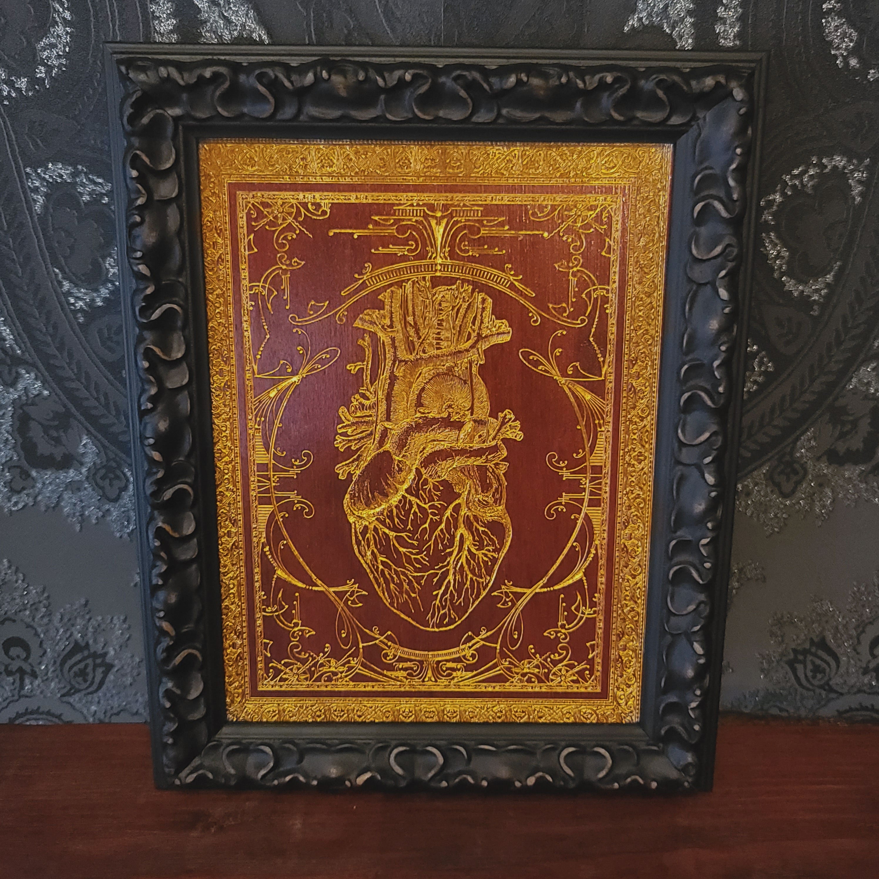 Red Walnut Heart - Mini