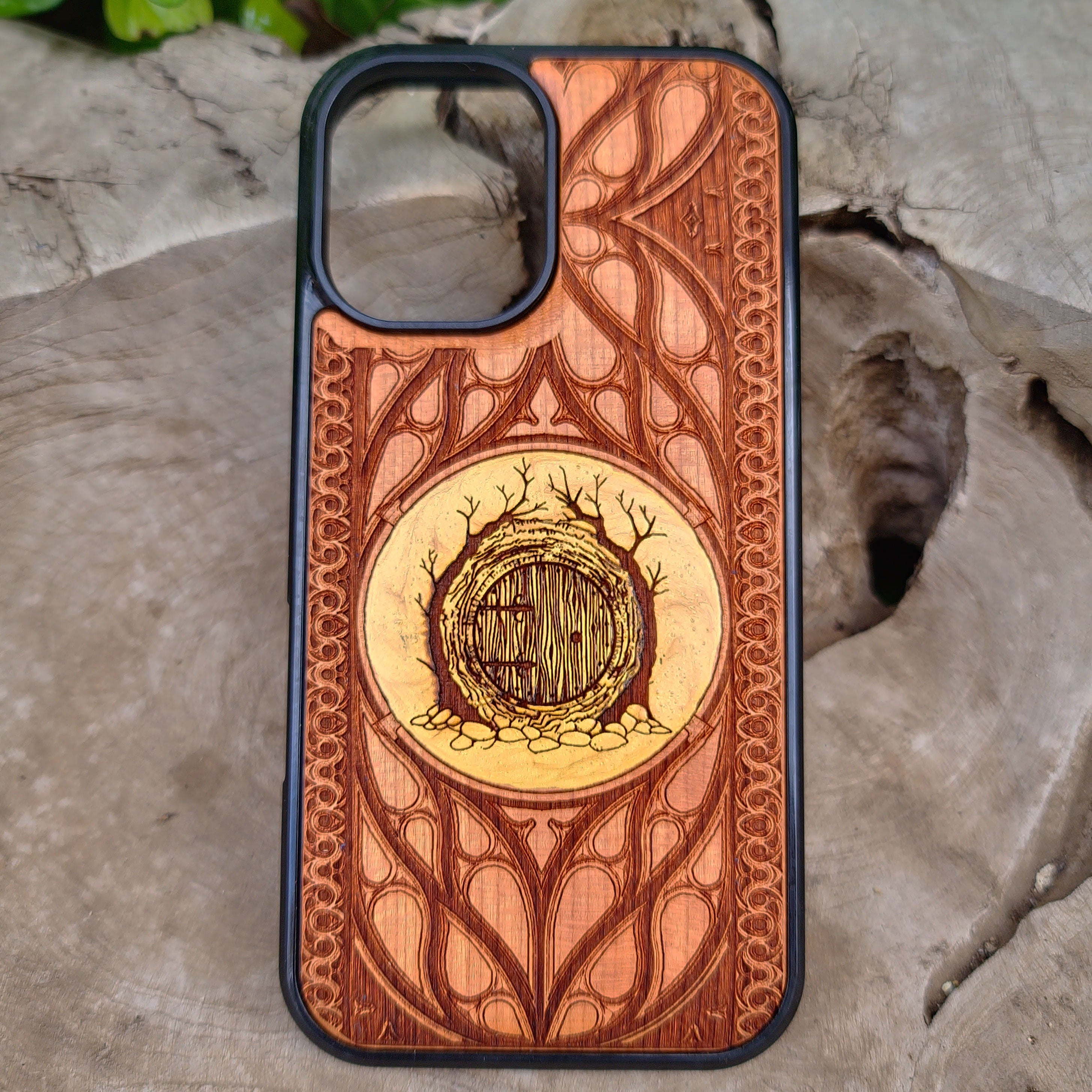 Wood Phone Case - Custom Symbol Design XXI