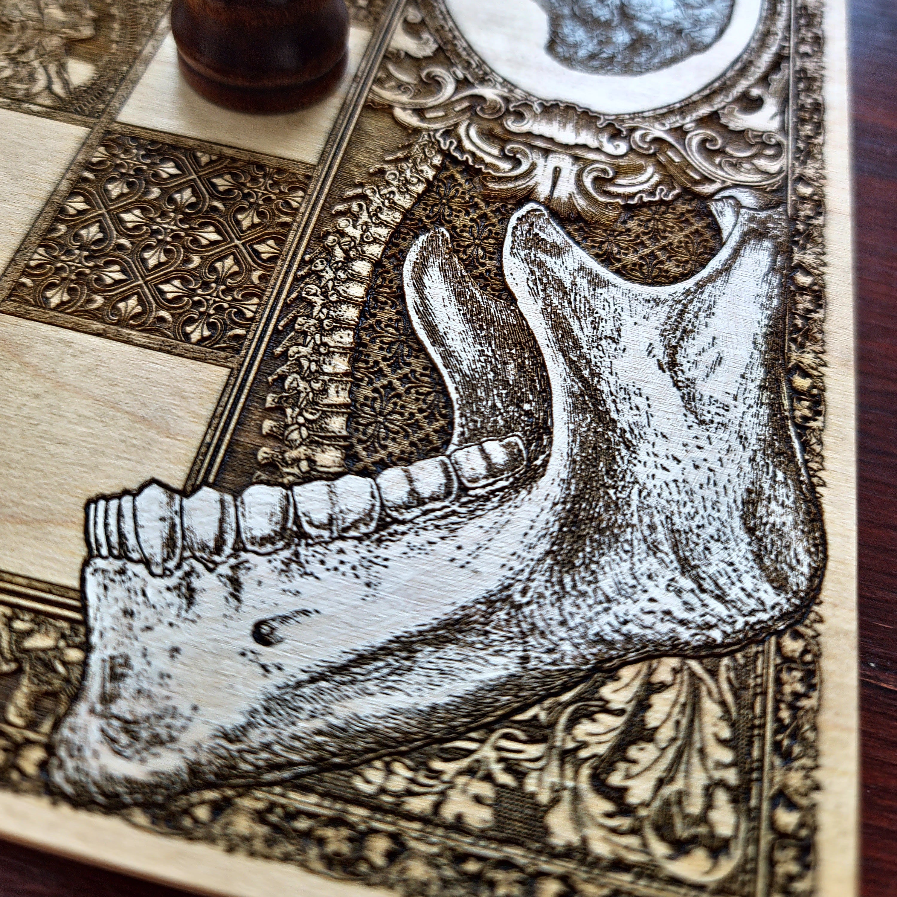 Human Anatomy Chess Board - A3 Large Size