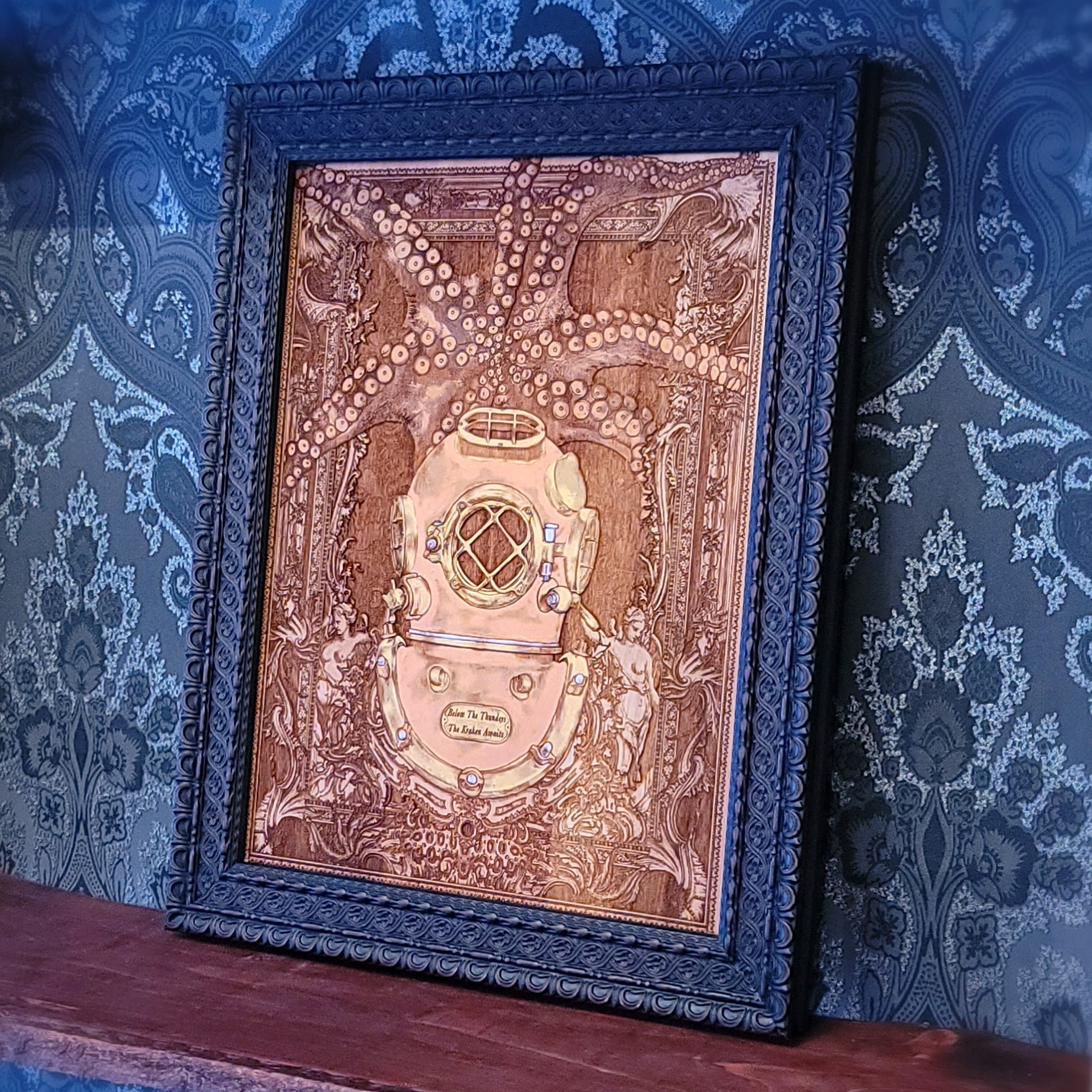 In den Tiefen - Zedernholz - Groß