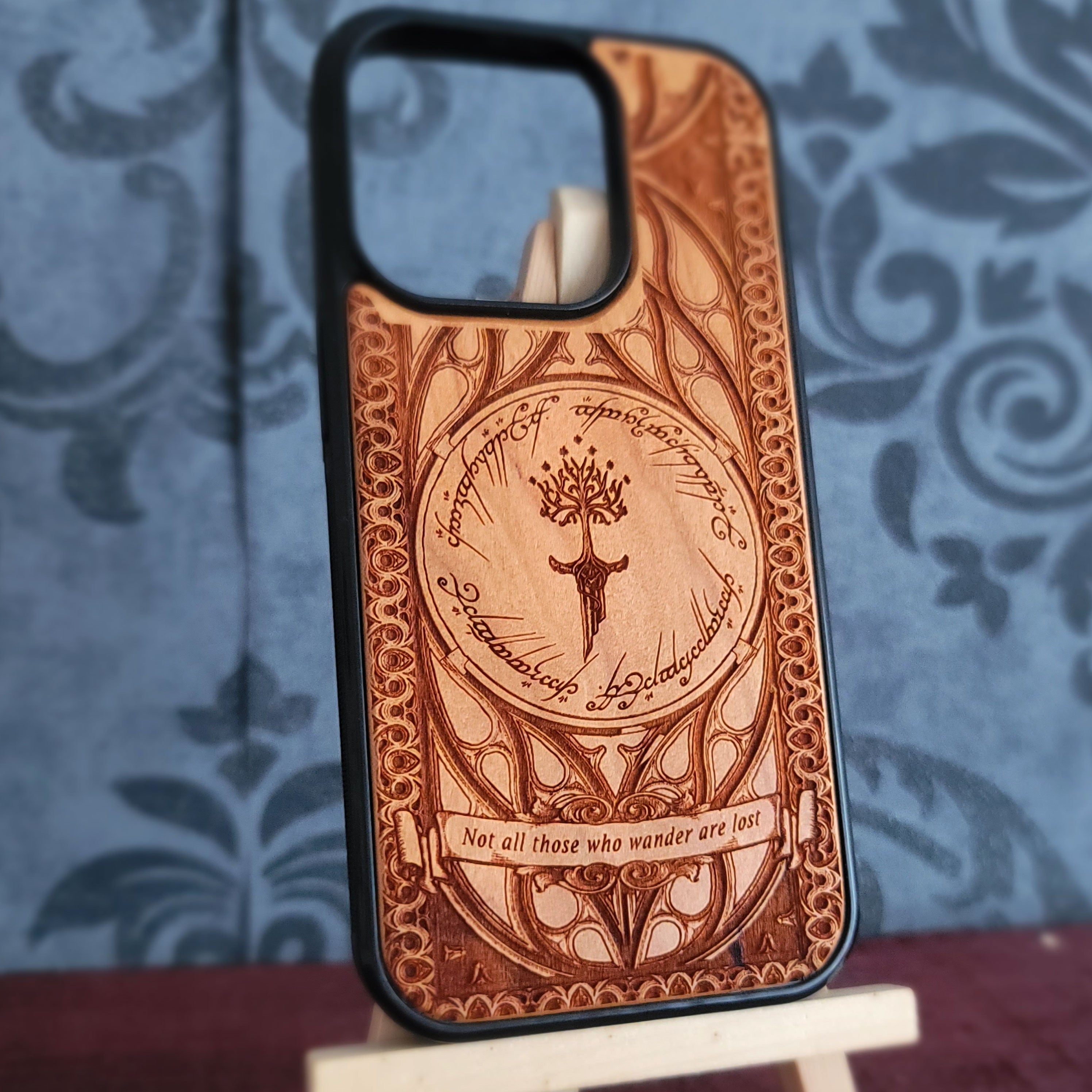 LOTR Wood Phone Case