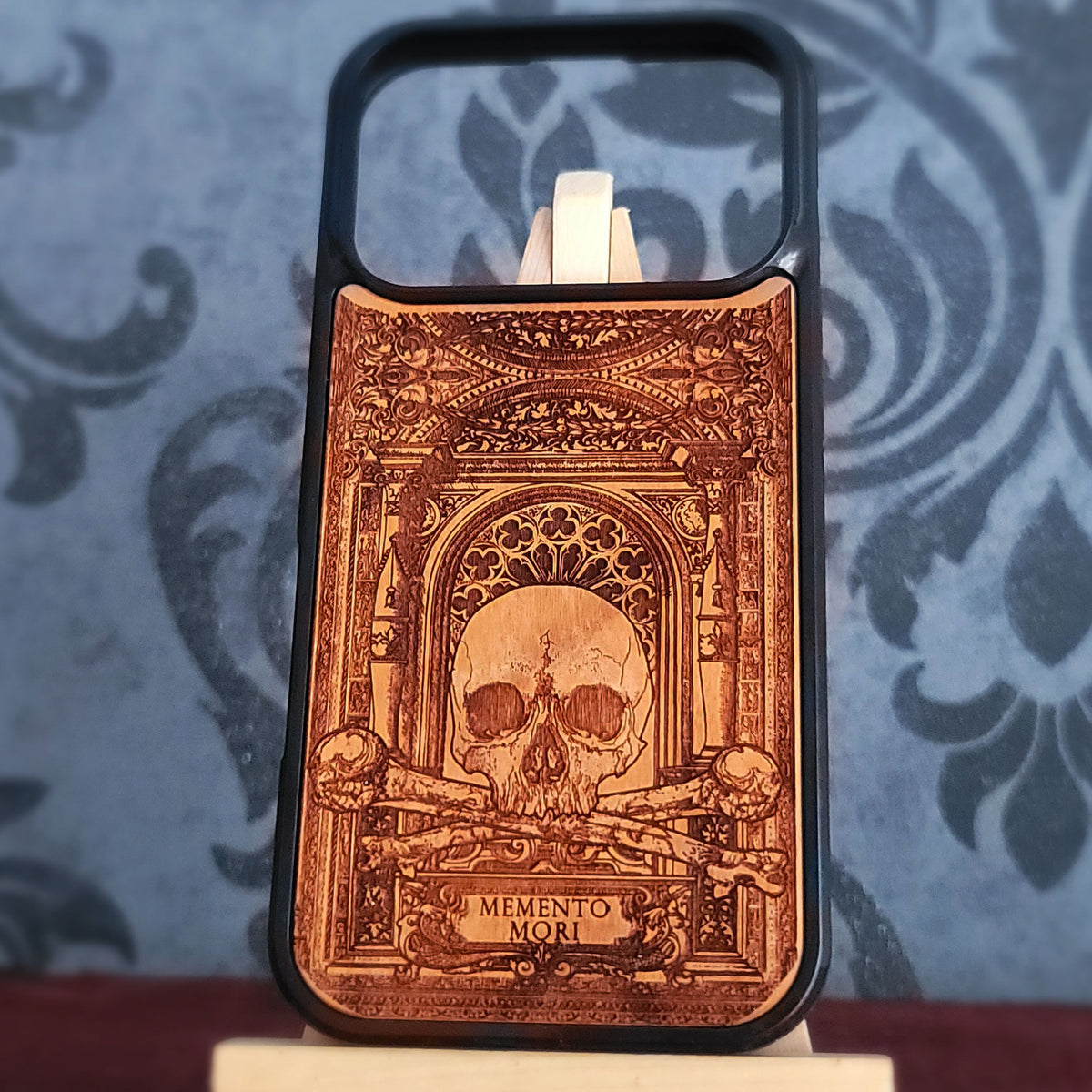 Memento Mori - Wood Phone Case