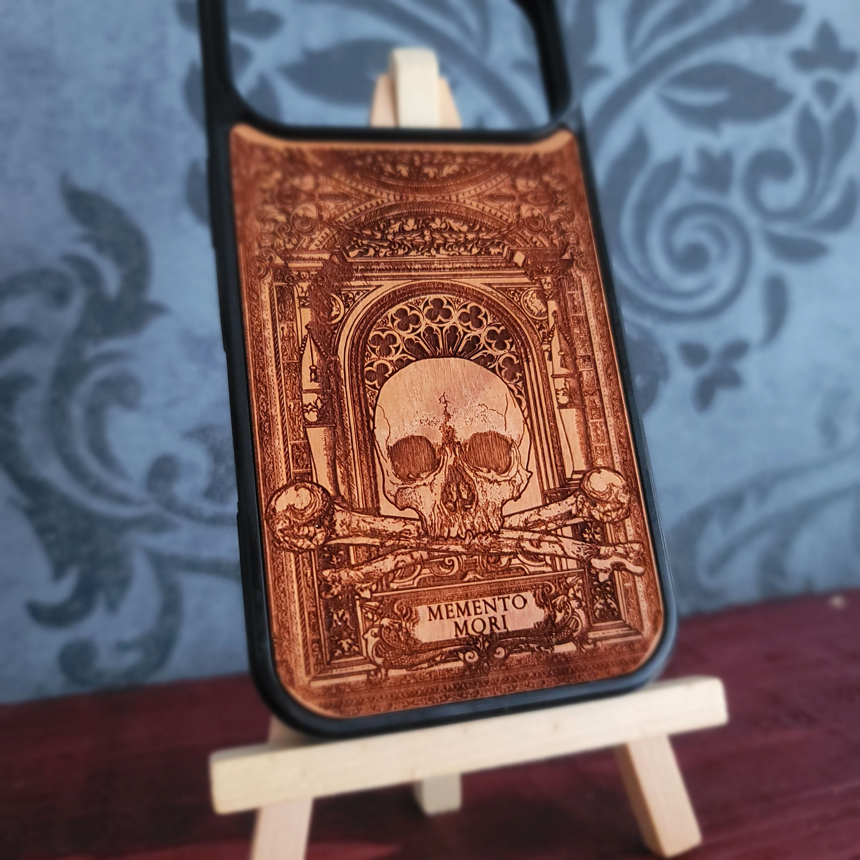 Memento Mori - Wood Phone Case