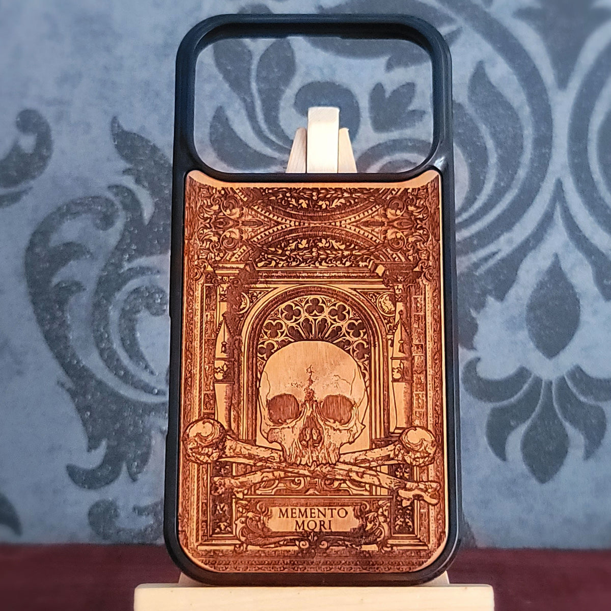 Memento Mori - Wood Phone Case