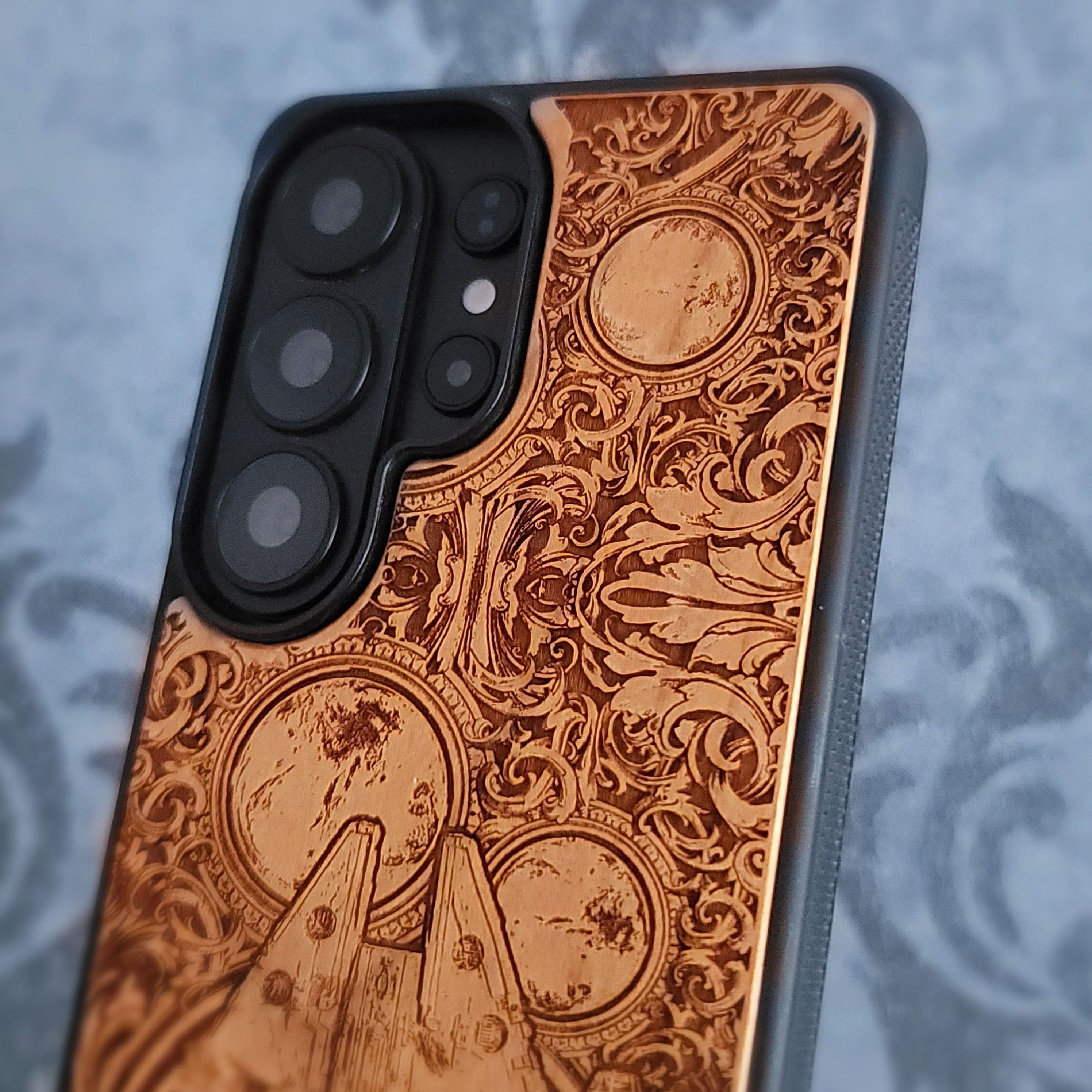 Nave Intergaláctica II Star Wars - Funda de madera para teléfono