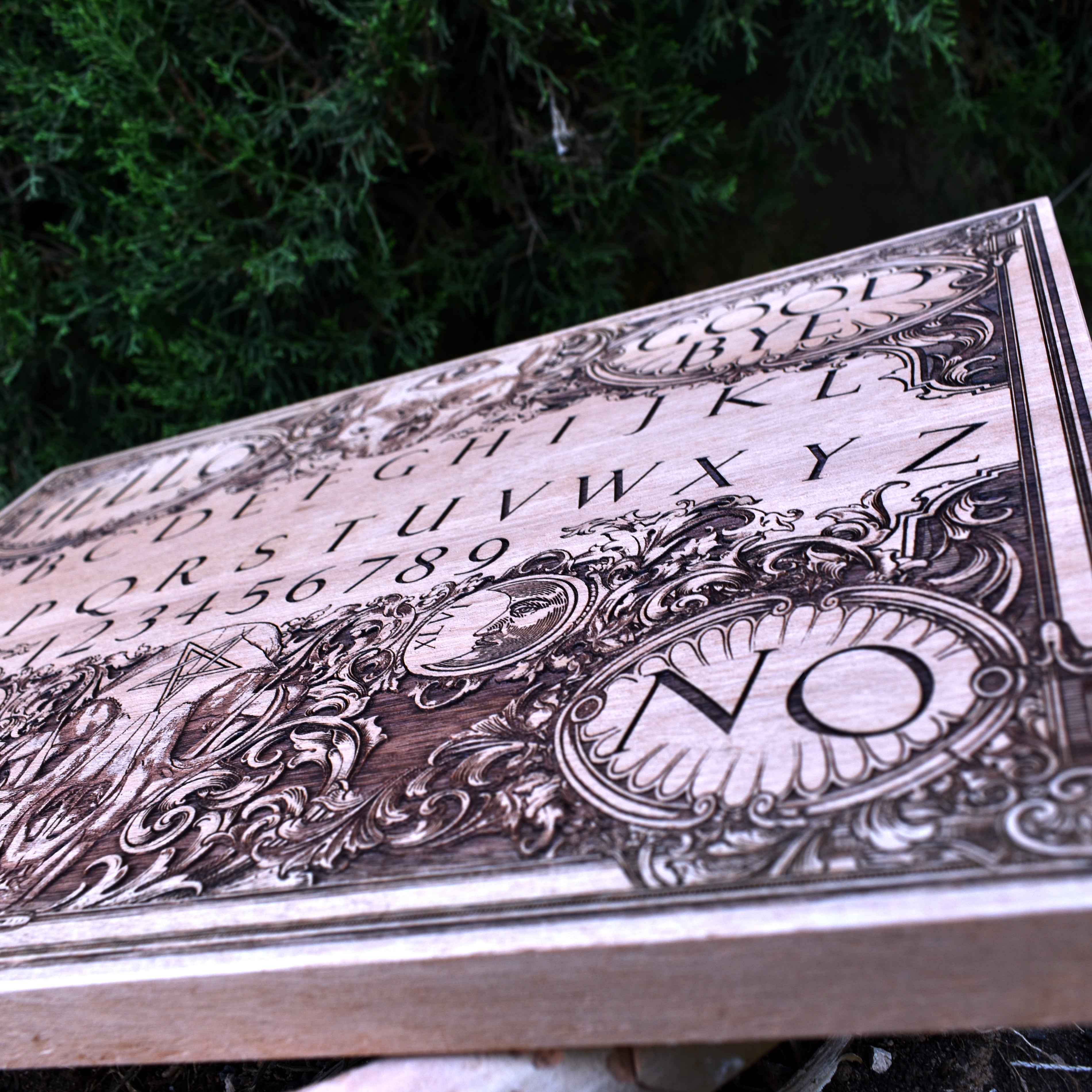 Ouija Board - Large Cedar Wood