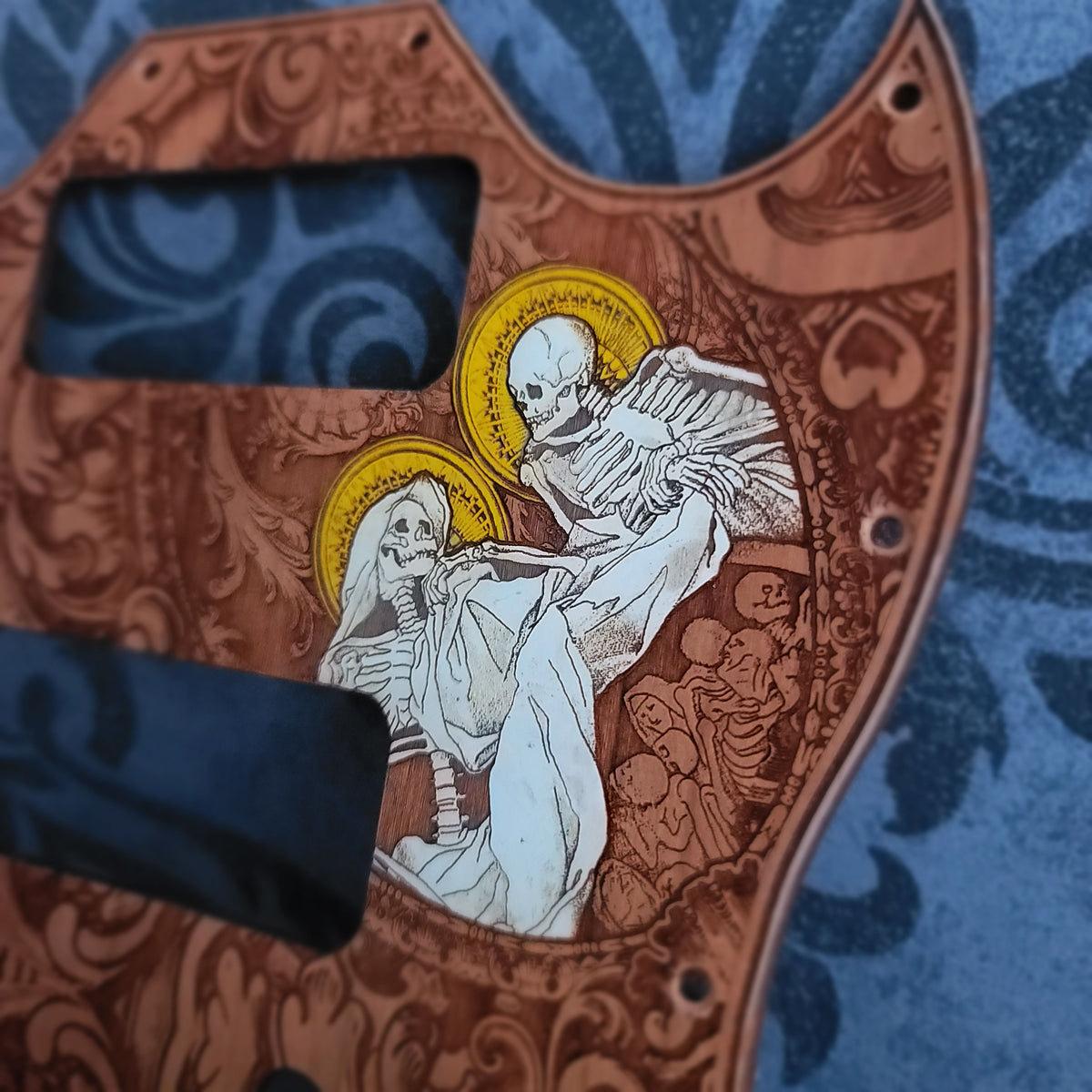 Gibson SG Wood Pickguard - Souls Hand Painted
