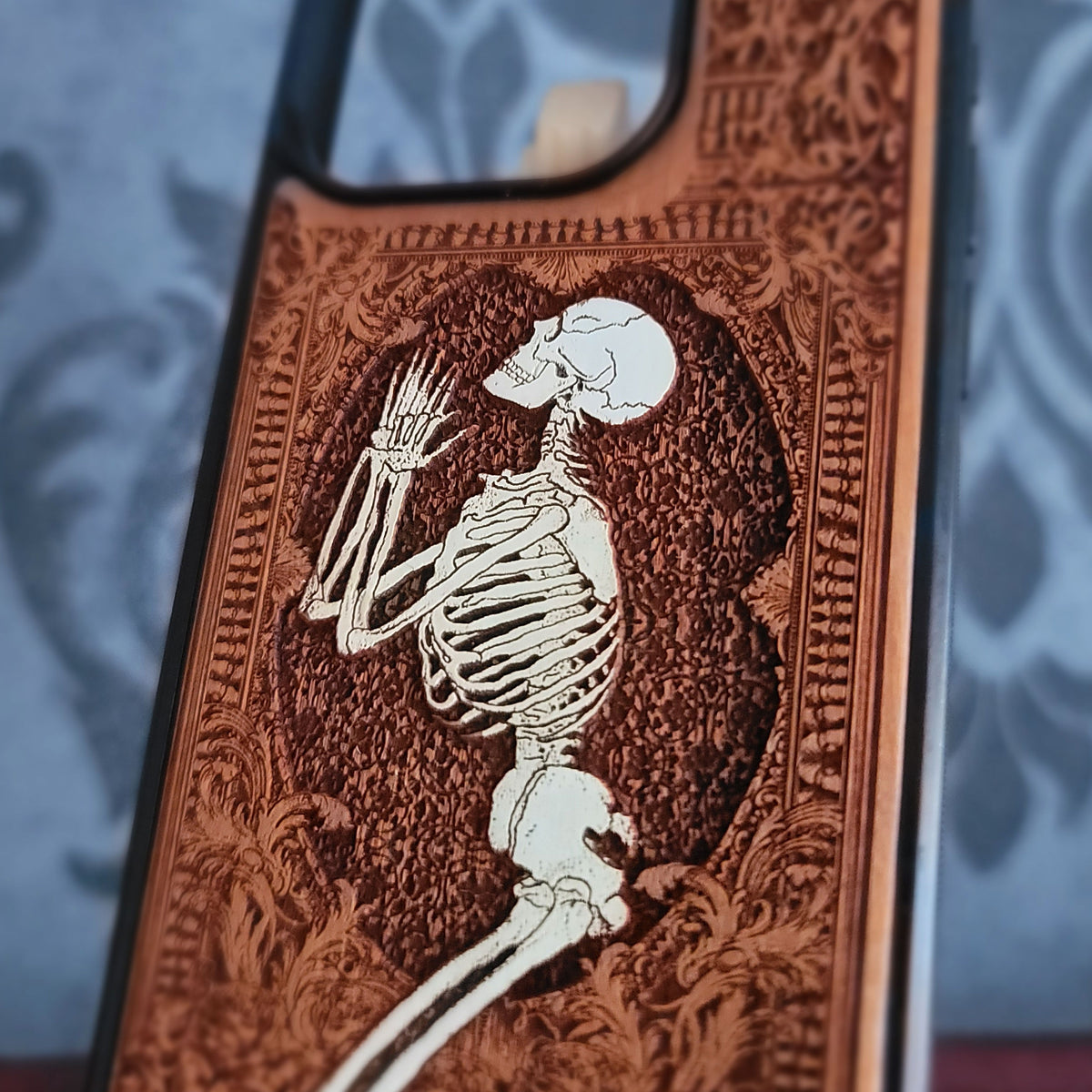 Pray - Wood Phone Case - Hand Painted