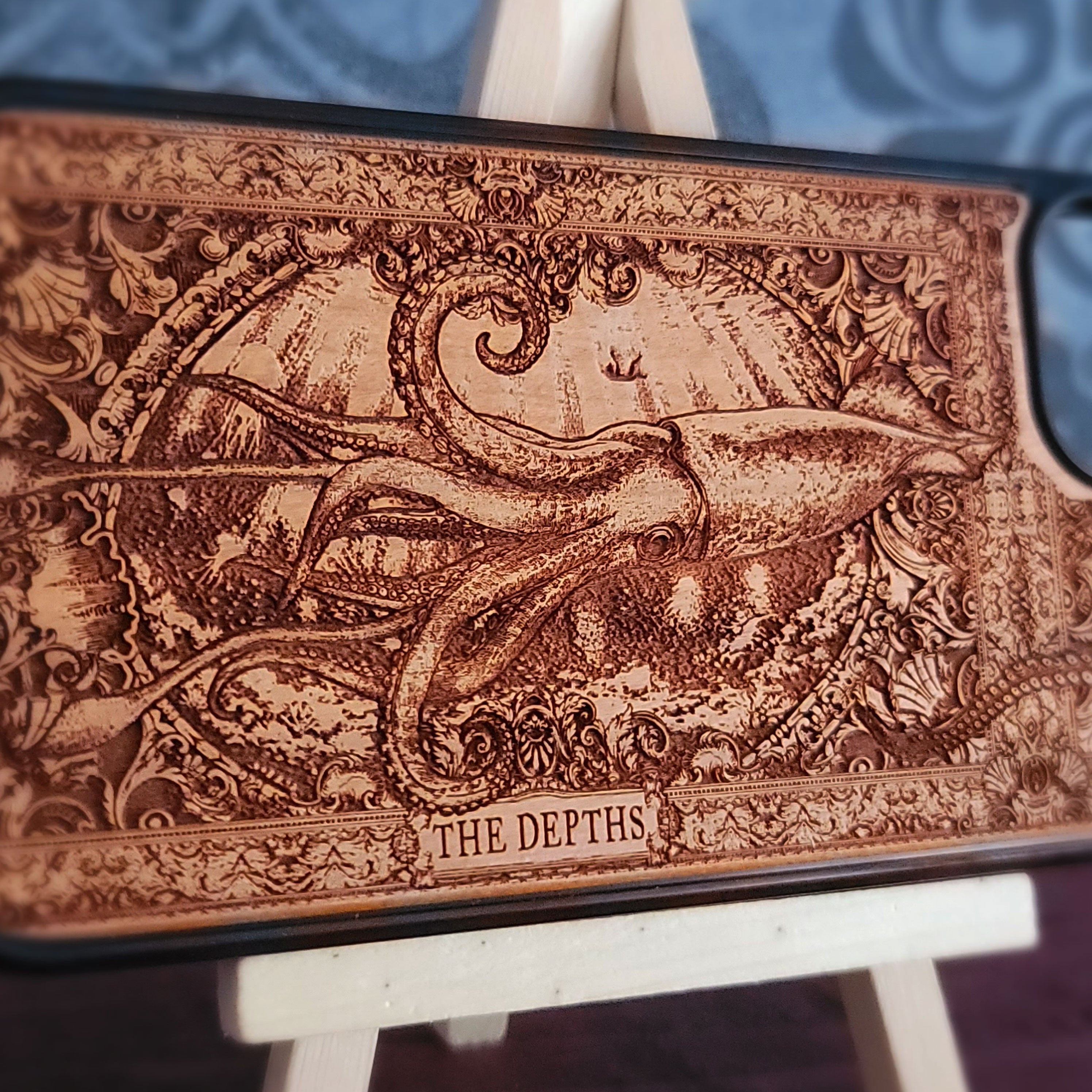 Squid Wood Phone Case