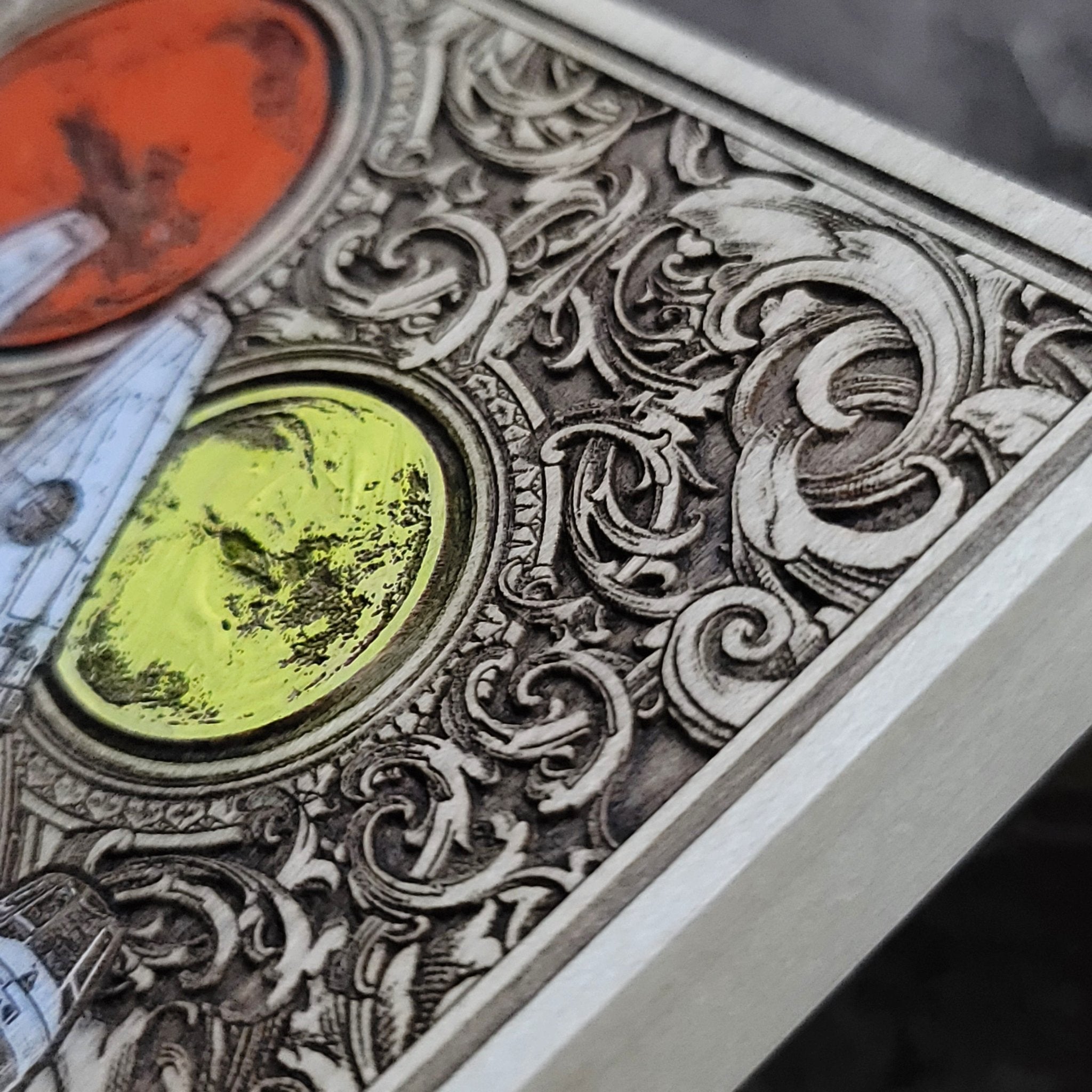 Engraved Millennium Falcon ship art – Handmade geeky decor