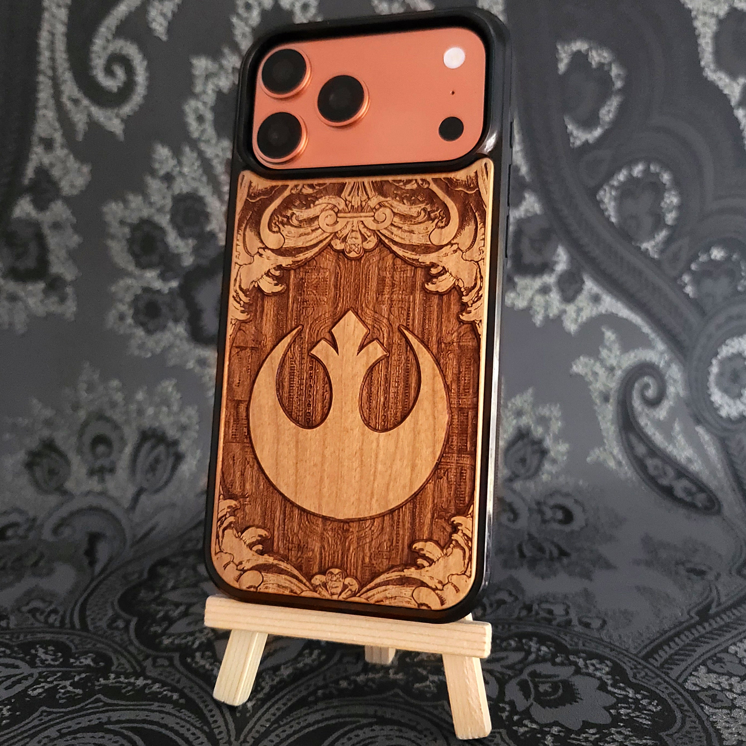 Rebel Star Wars - Wood Phone Case