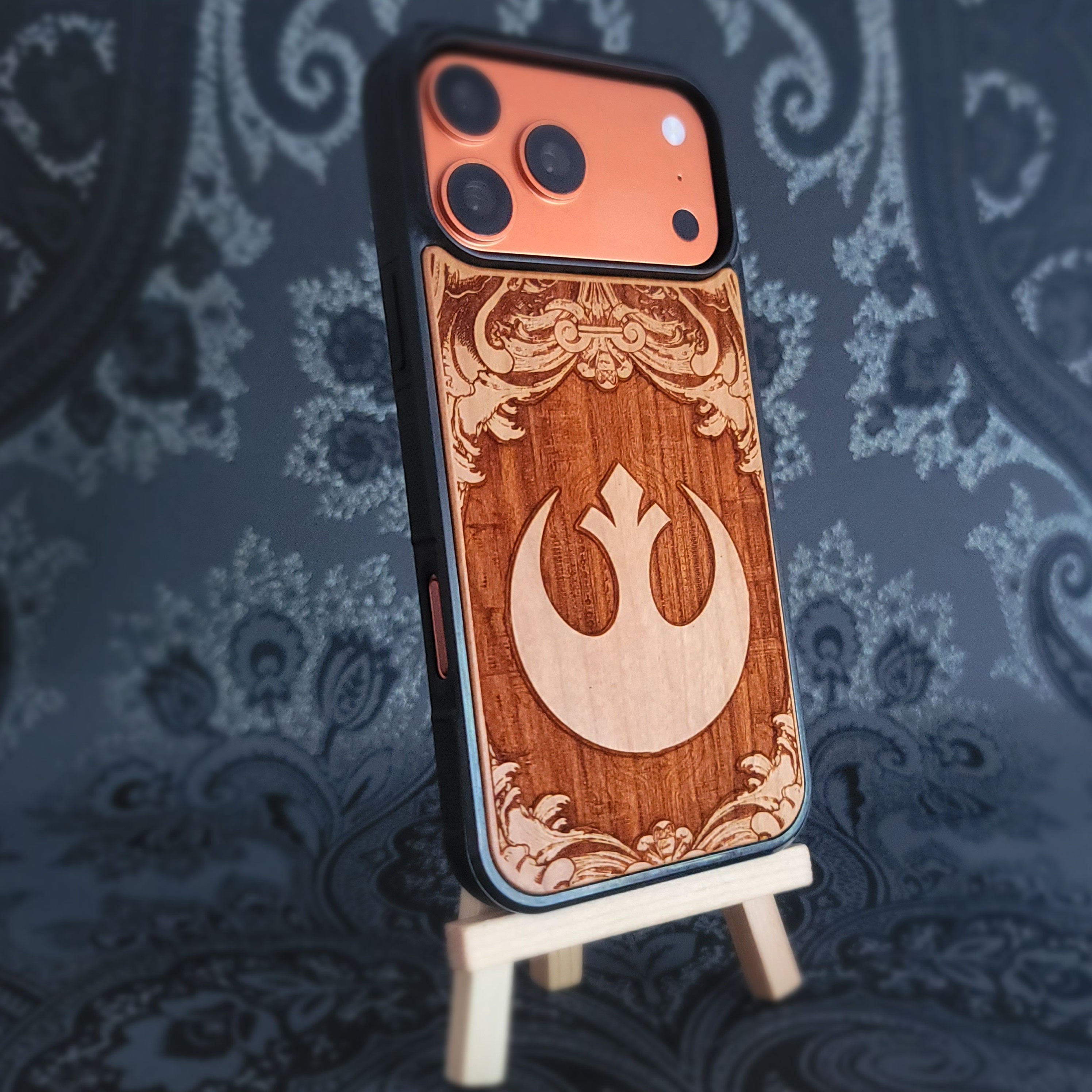 Rebel Star Wars - Wood Phone Case