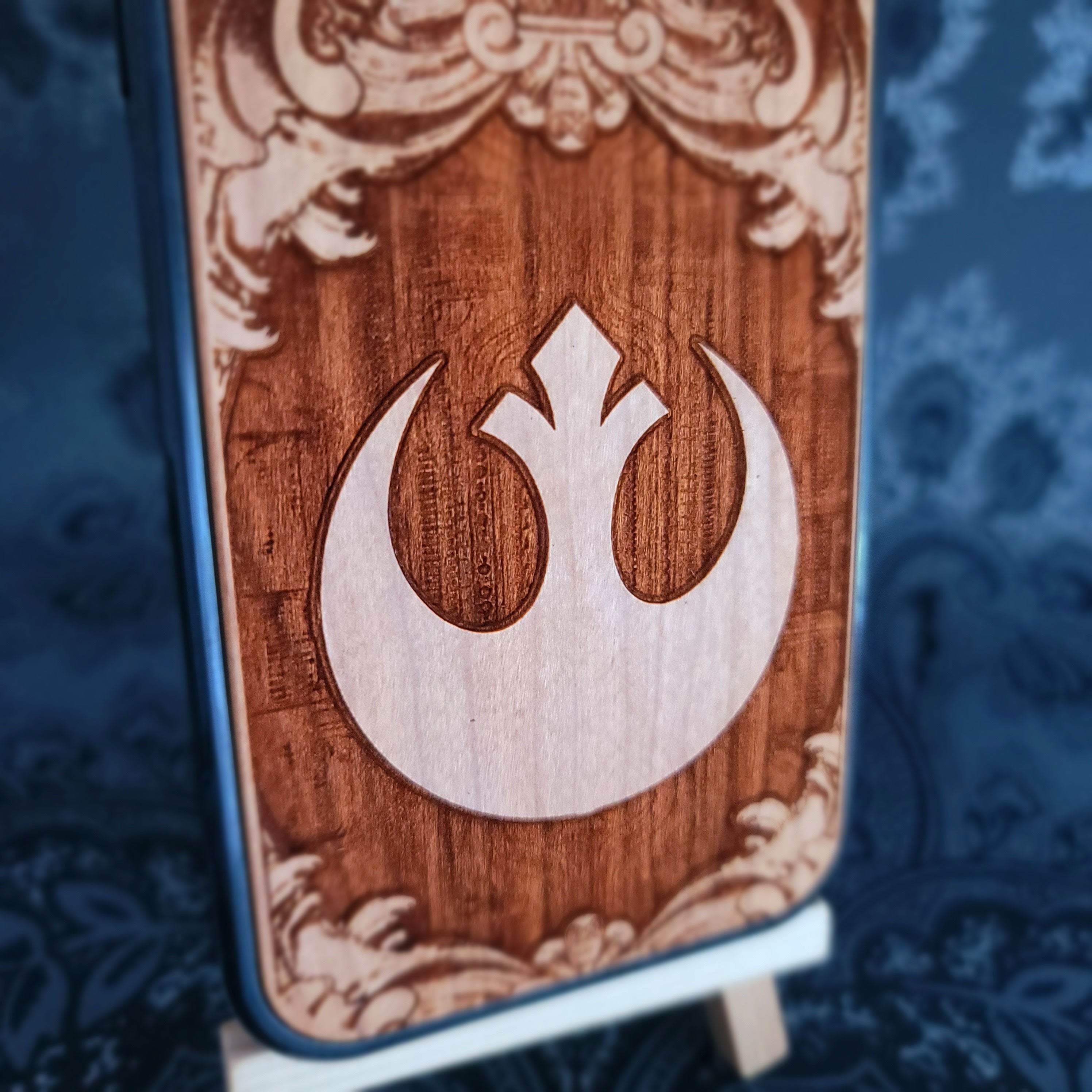 Rebel Star Wars - Wood Phone Case