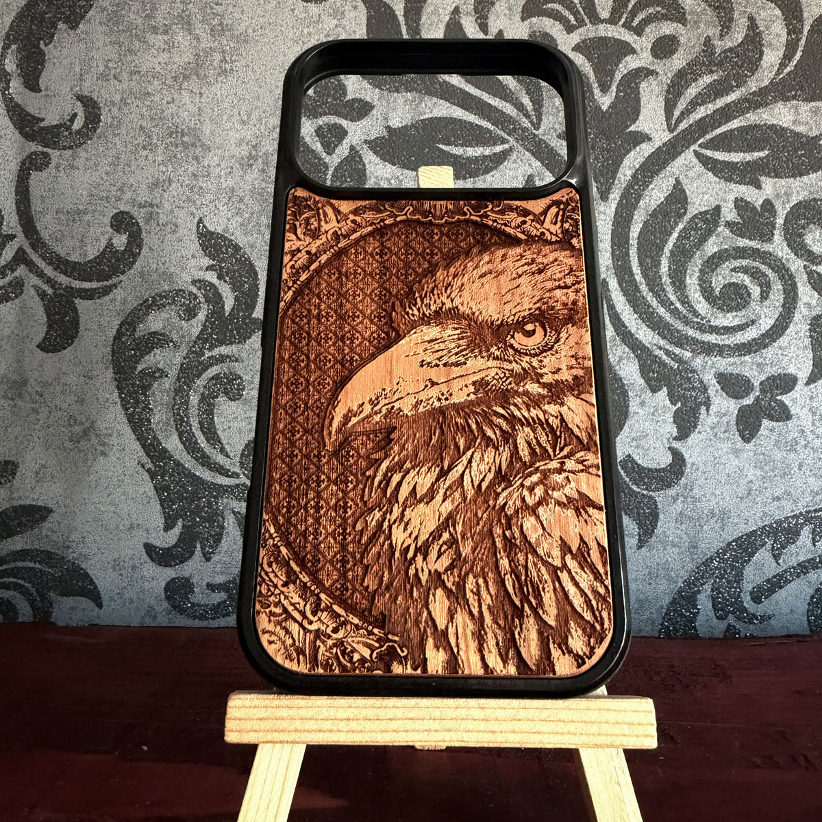 The Raven - Wood Phone Case