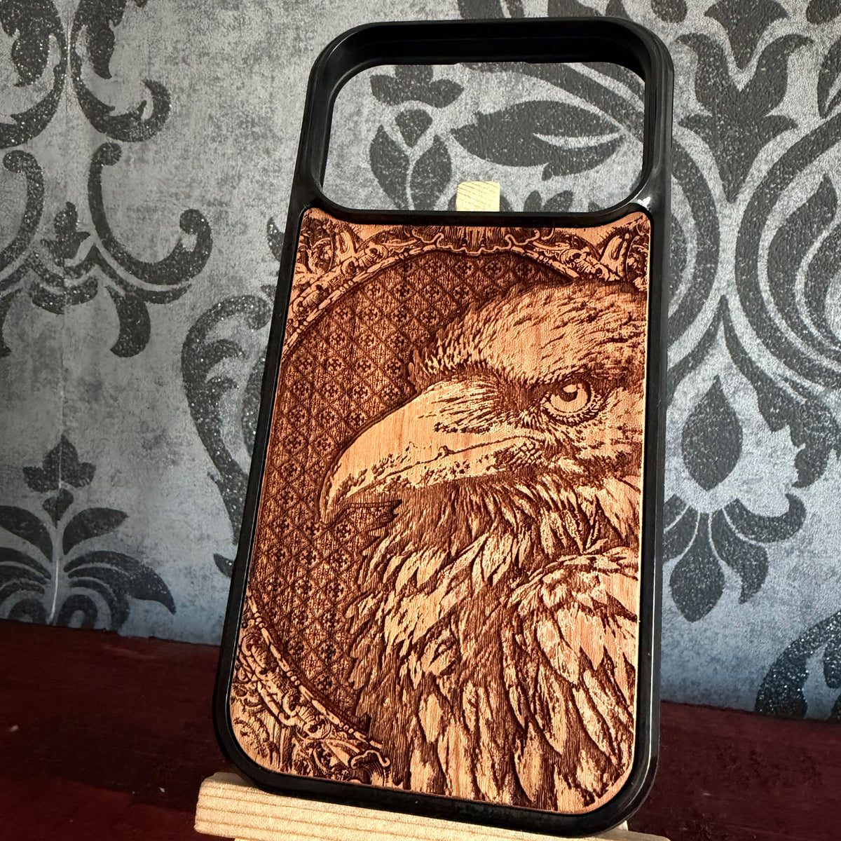 The Raven - Wood Phone Case