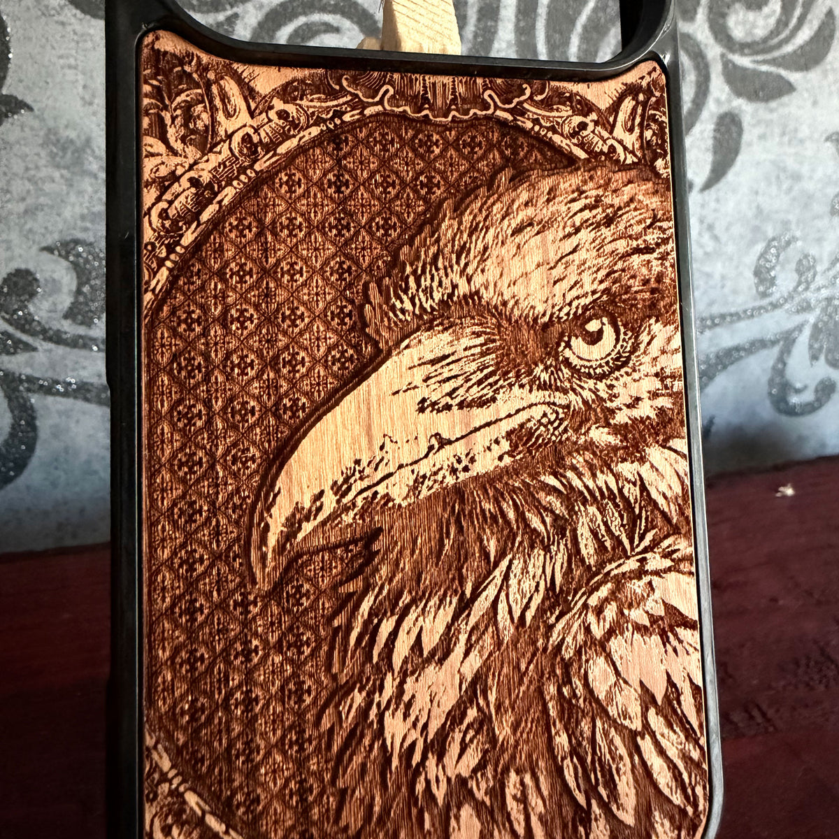 The Raven - Wood Phone Case