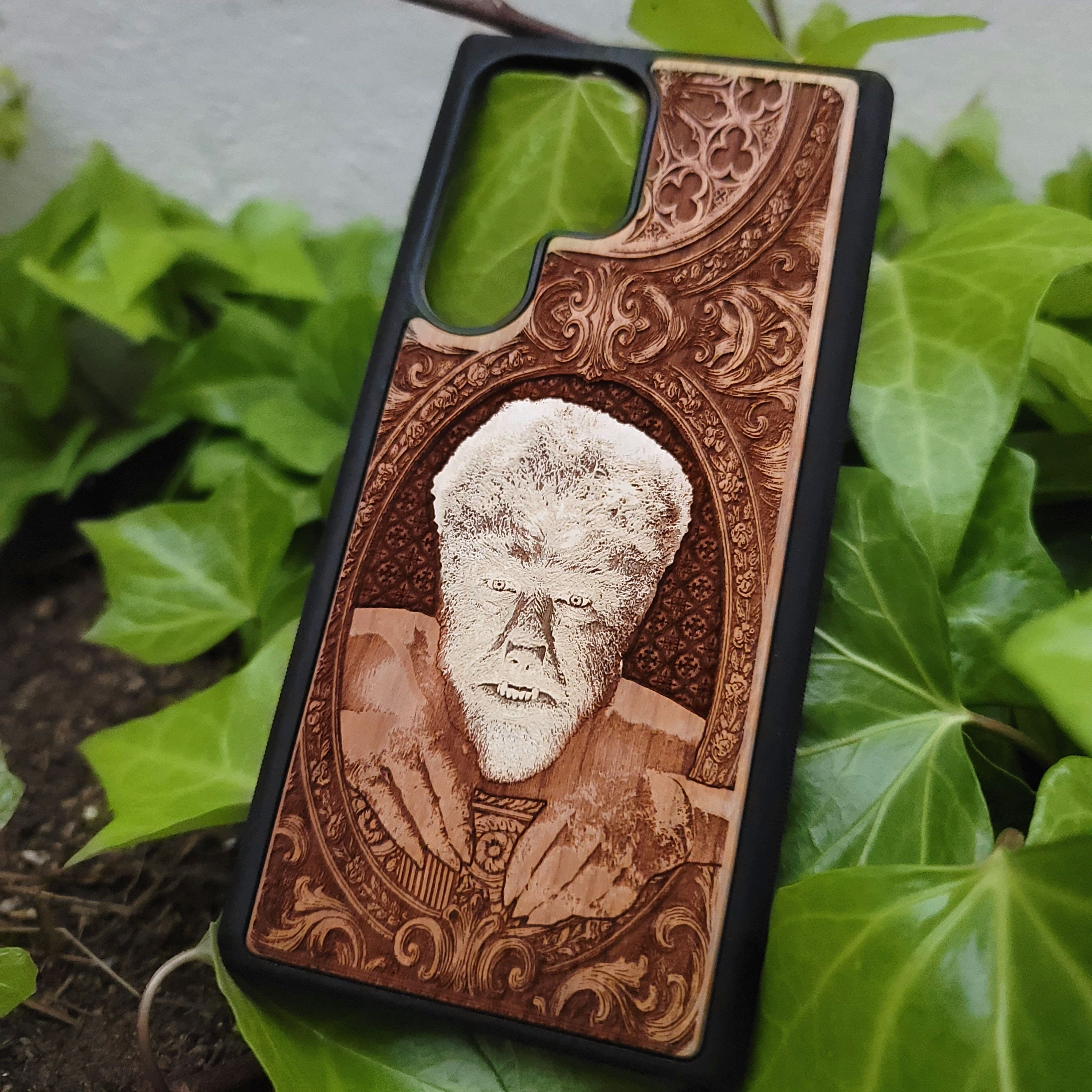 Werewolf - Wood Phone Case - Hand Painted