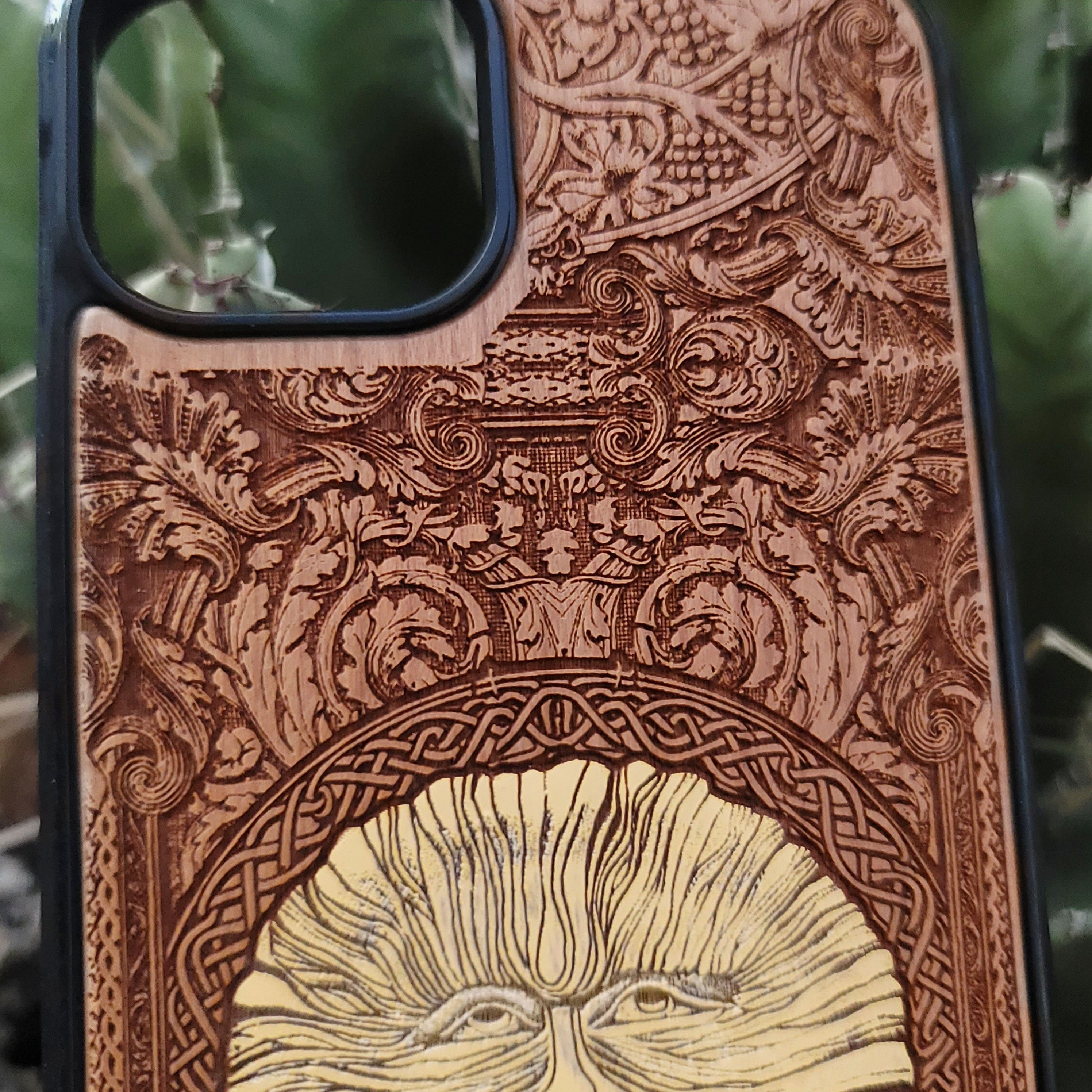 The Wicker Man Wood Phone Case Painted