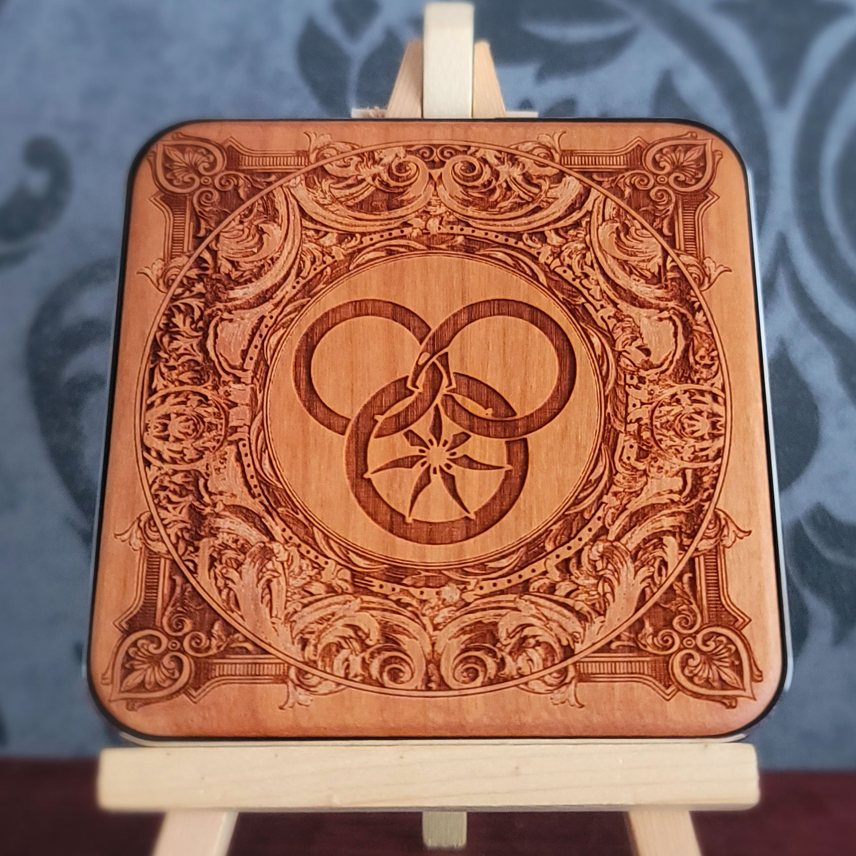 Wheel of Time Wood Wireless Charger