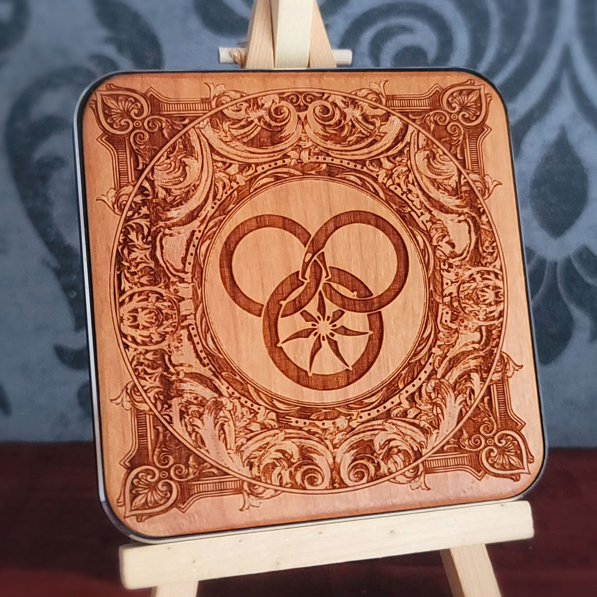 Wheel of Time Wood Wireless Charger