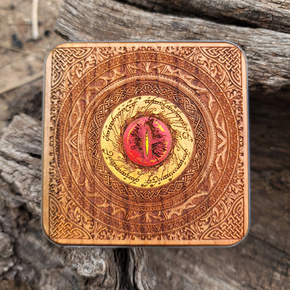 Fantasy IV Wood Wireless Charger Painted