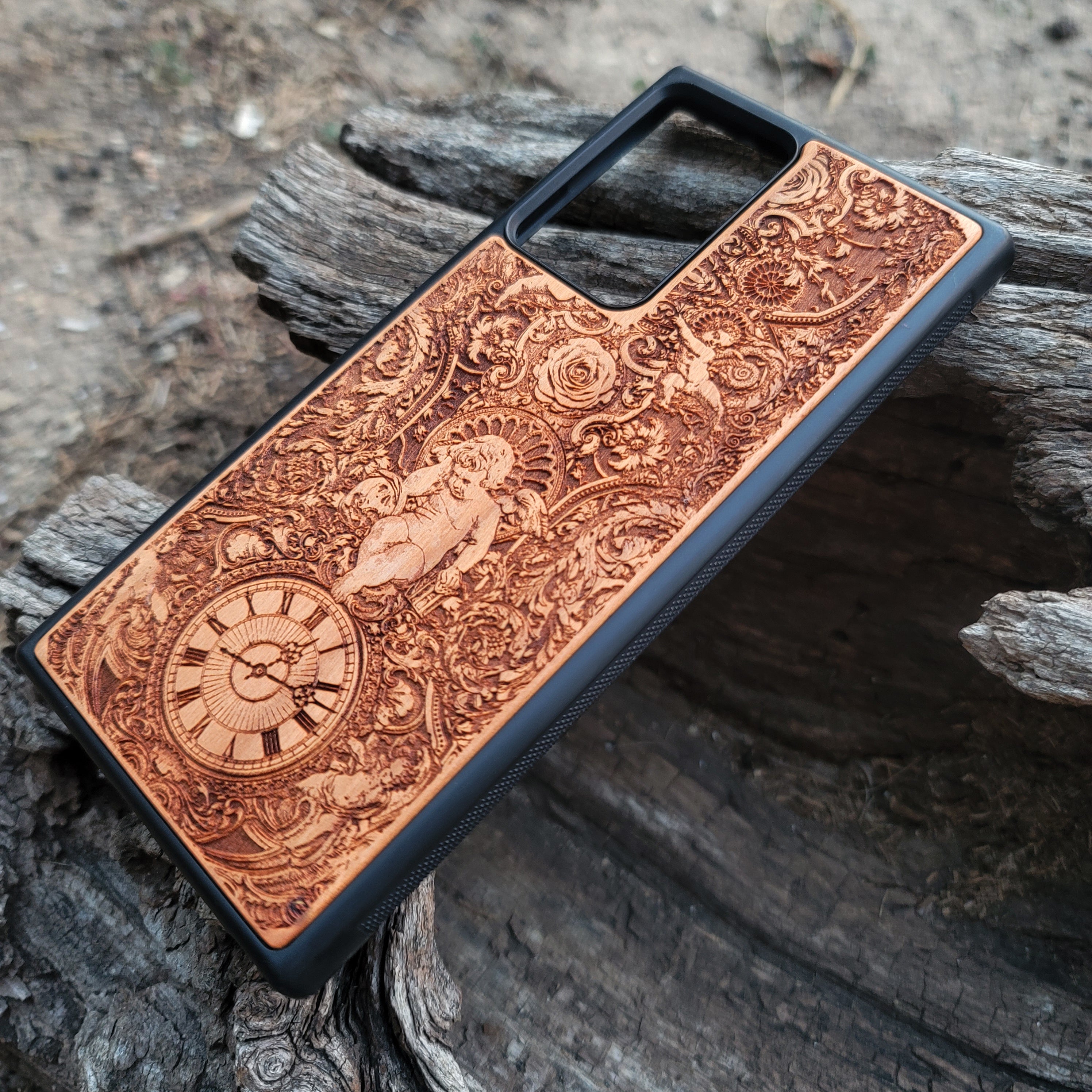 Time Clock - Wood Phone Case