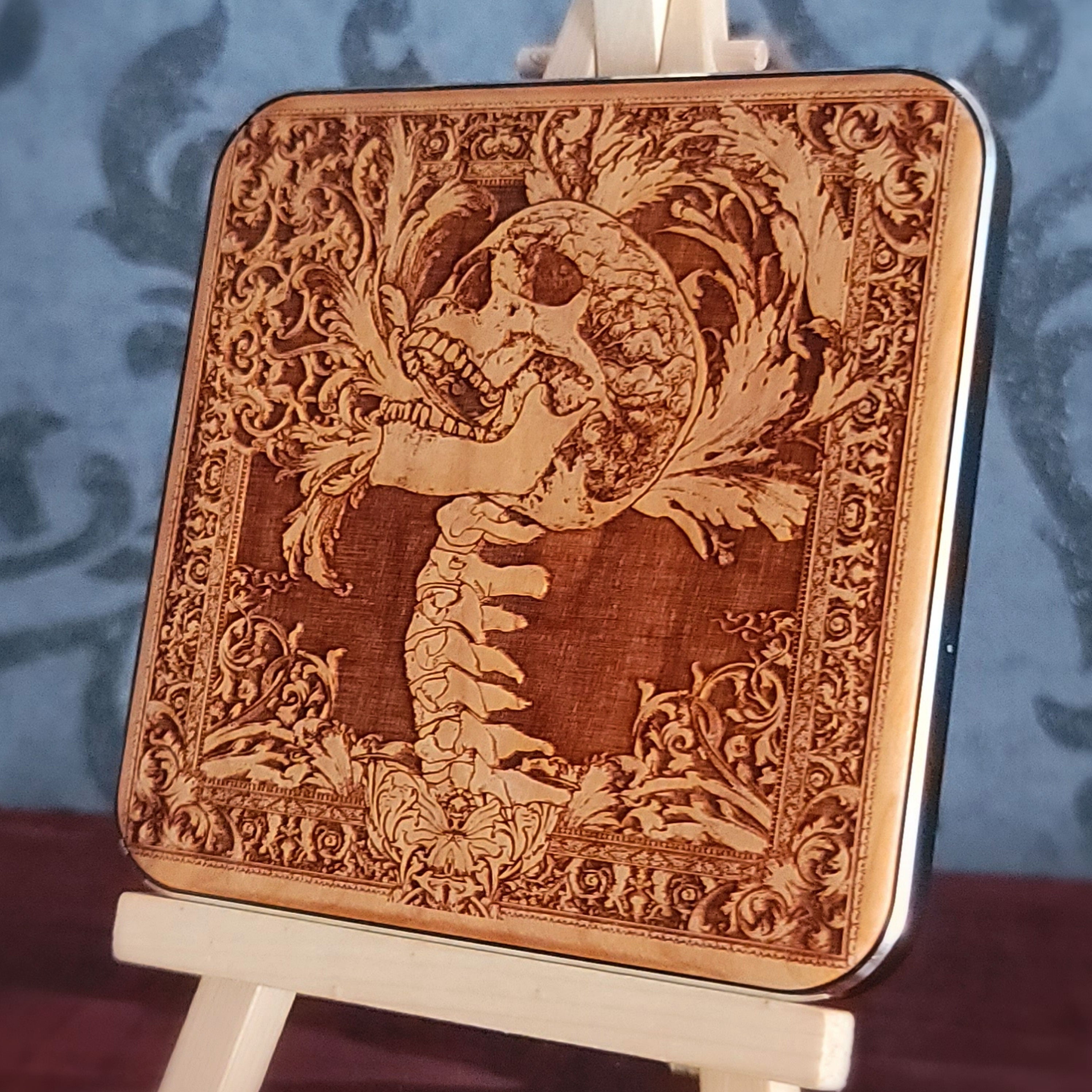 Kabelloses Ladegerät aus Scream Wood