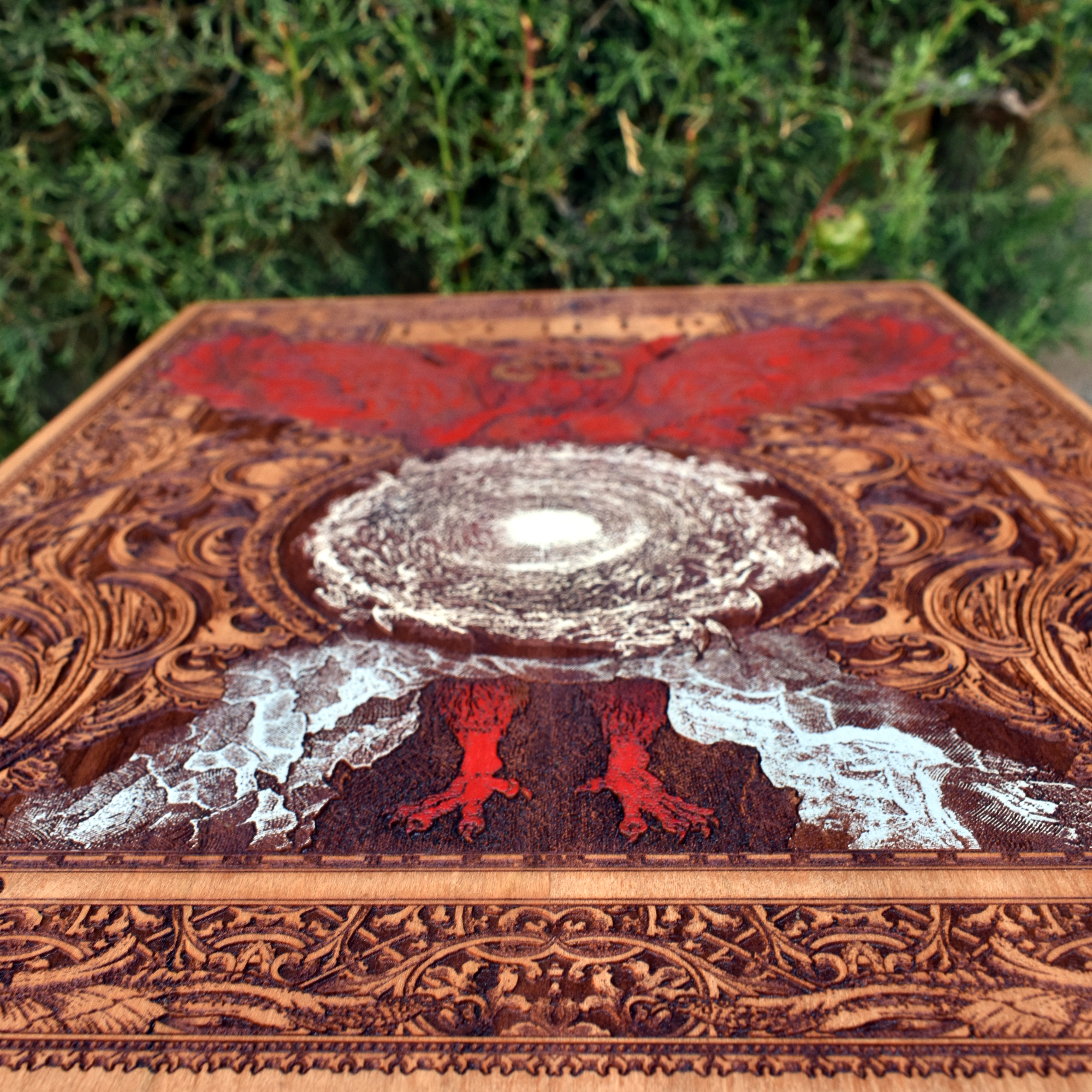 Lucifer Artwork Cedar Wood Limited Edition - Large