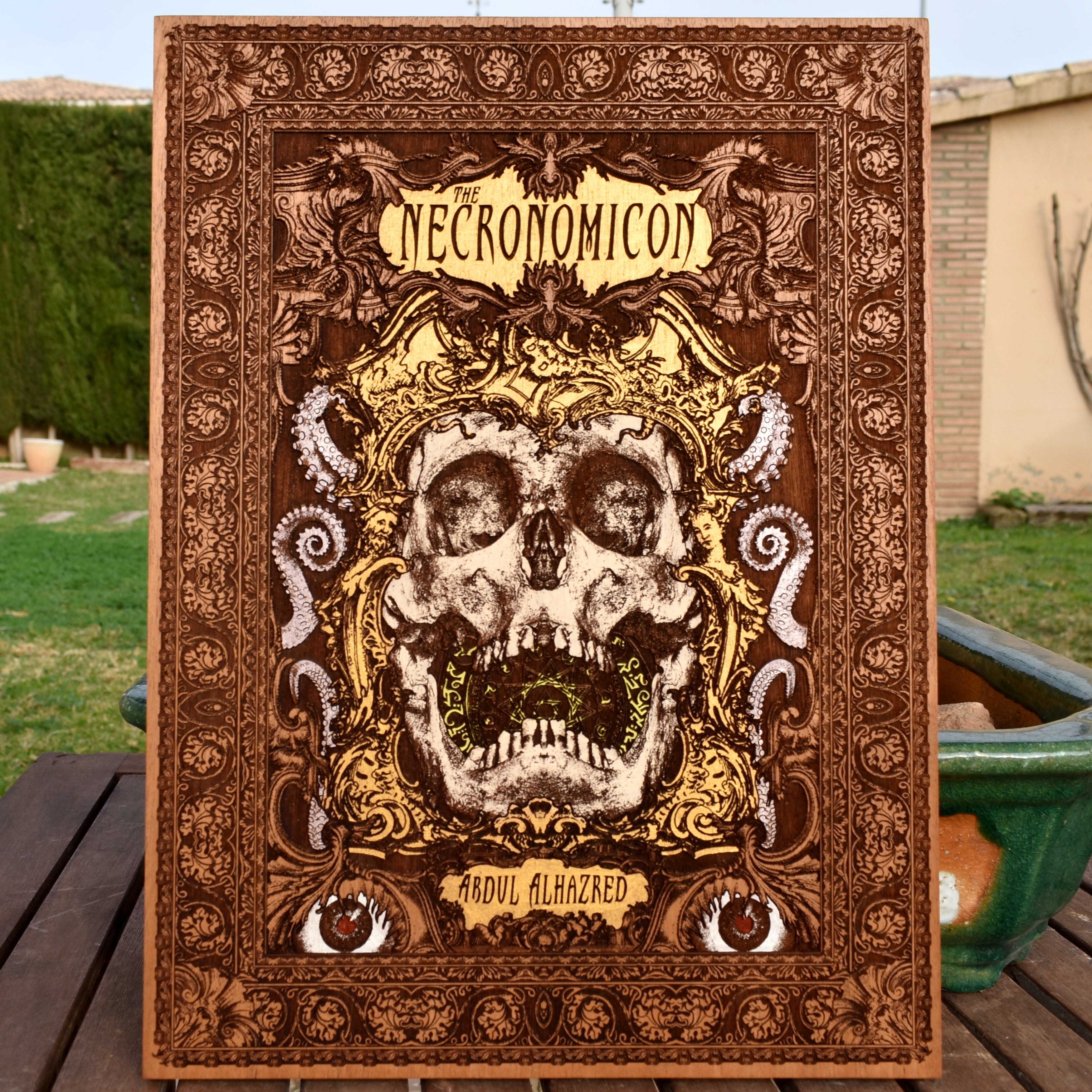 The Necronomicon - Cedar Wood - Large